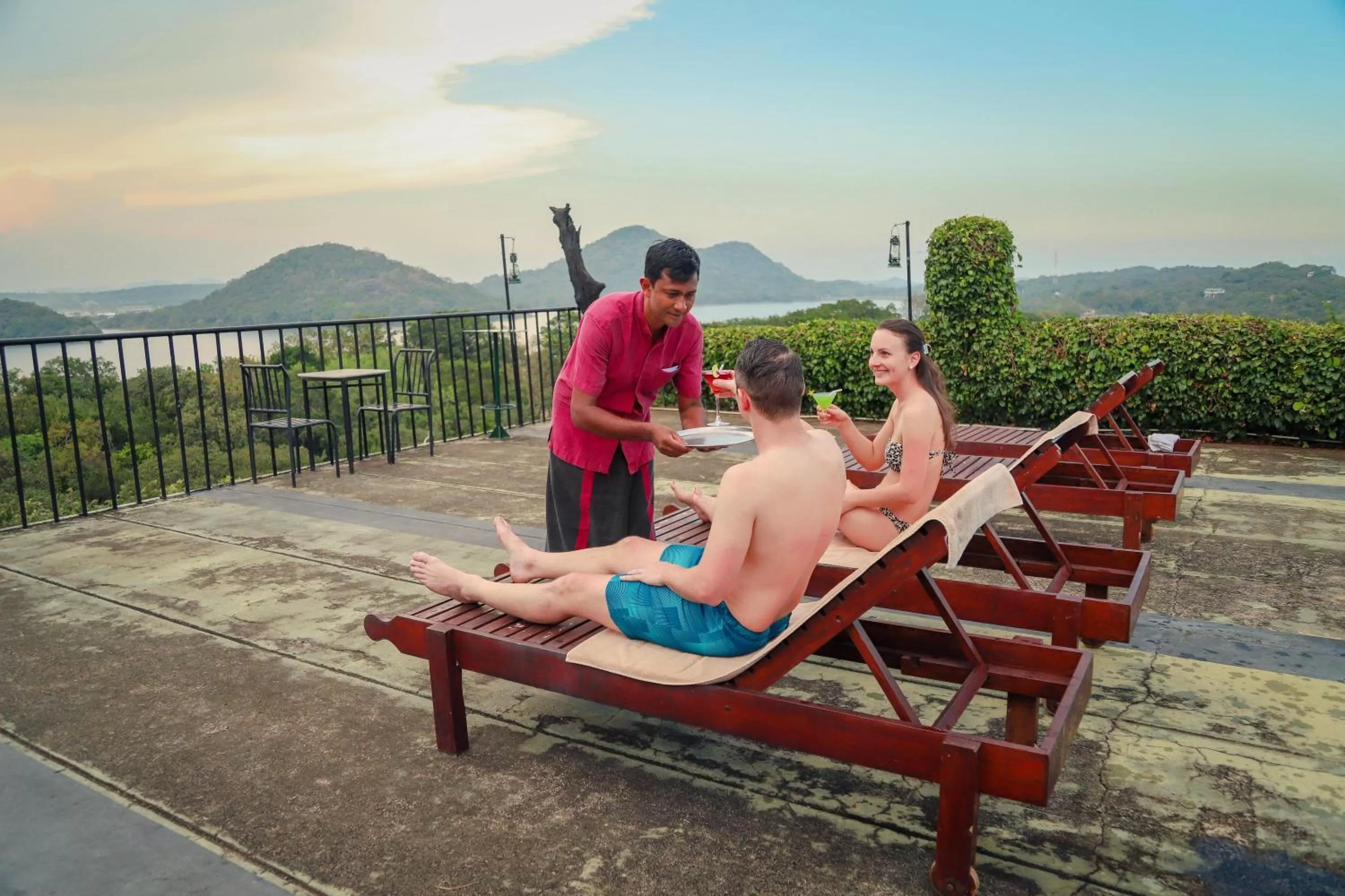Balcony/Terrace in Lavendish Lake Giritale - Former Giritale Hotel