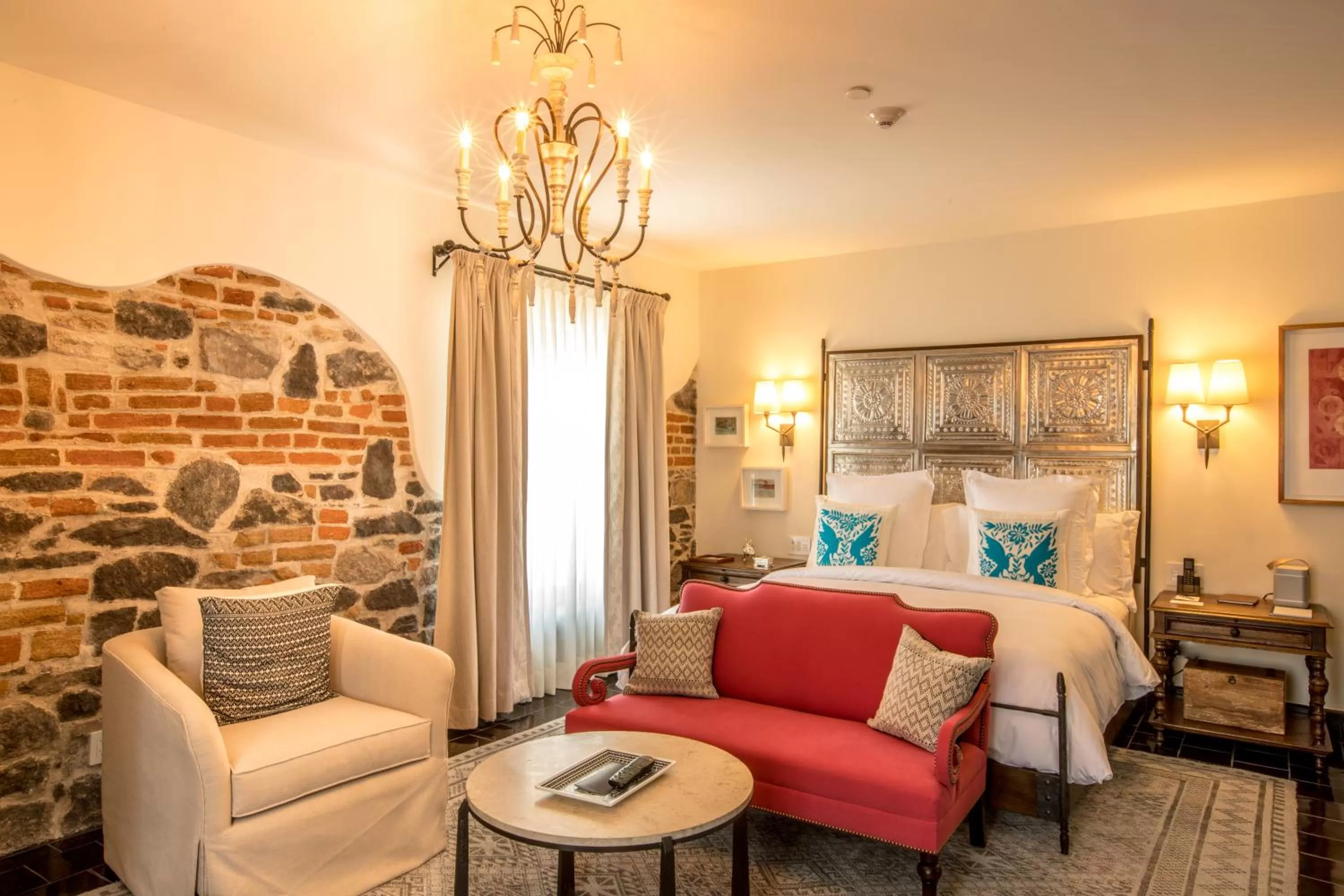 Living room in Banyan Tree Puebla