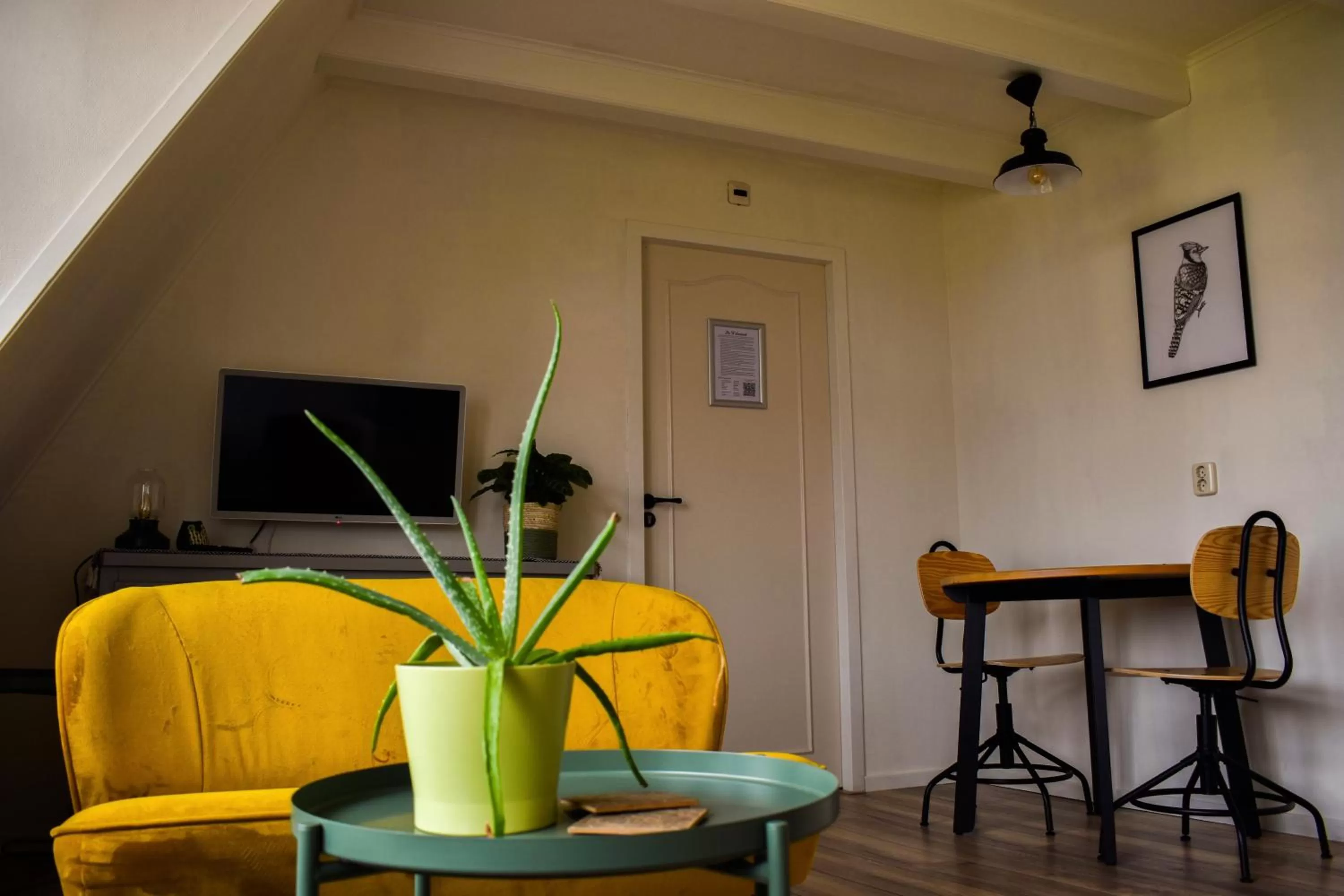 Living room in De Welvaart - Logement