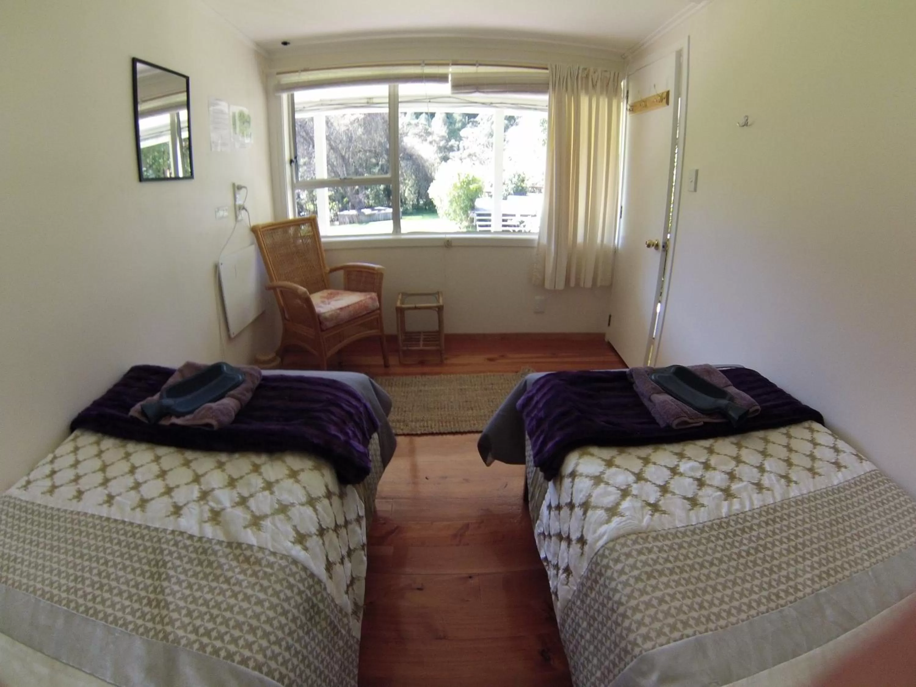 Day, Bed in Kawai Purapura Yoga Retreat Centre