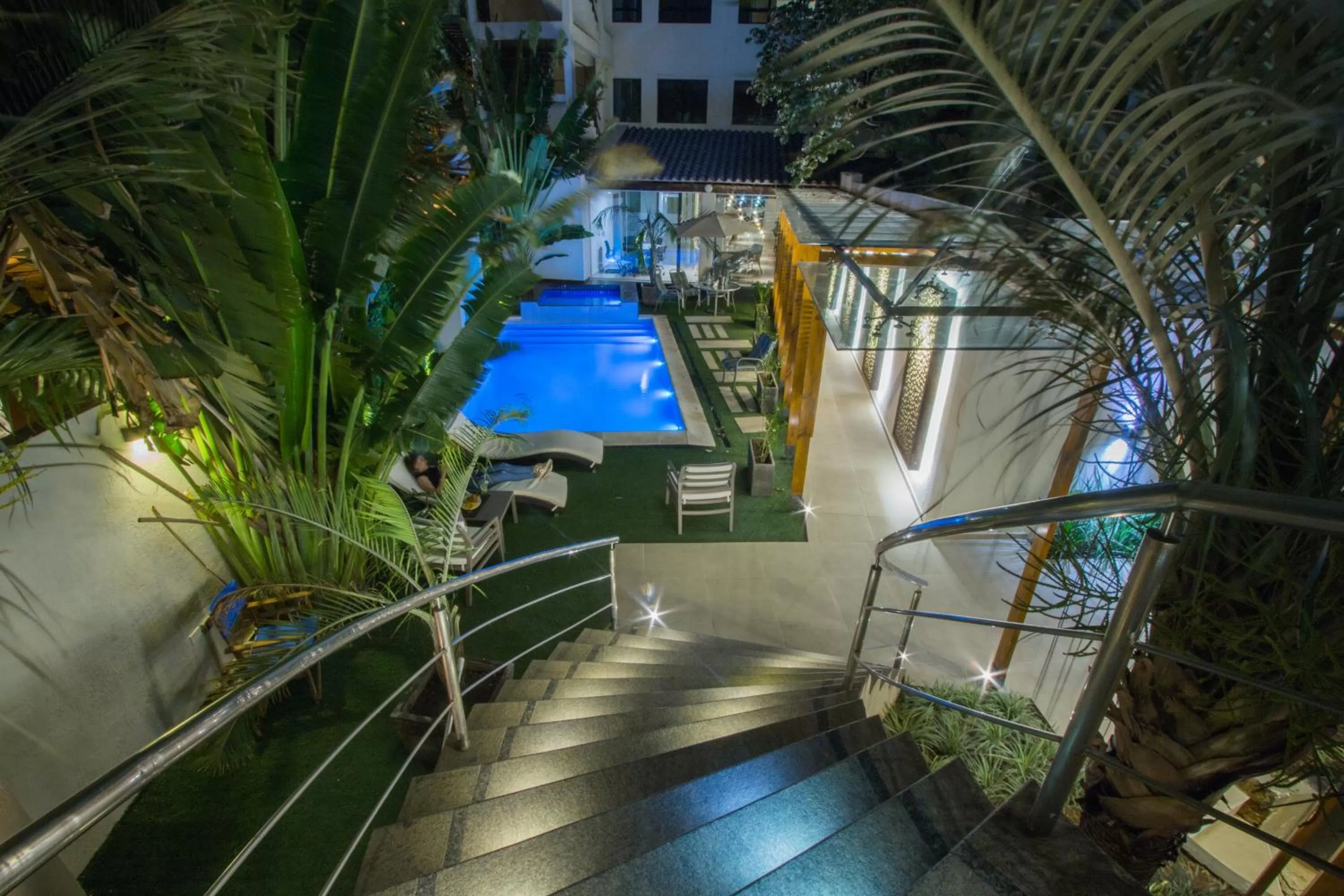 Swimming pool, Pool View in Hotel Le Pelican