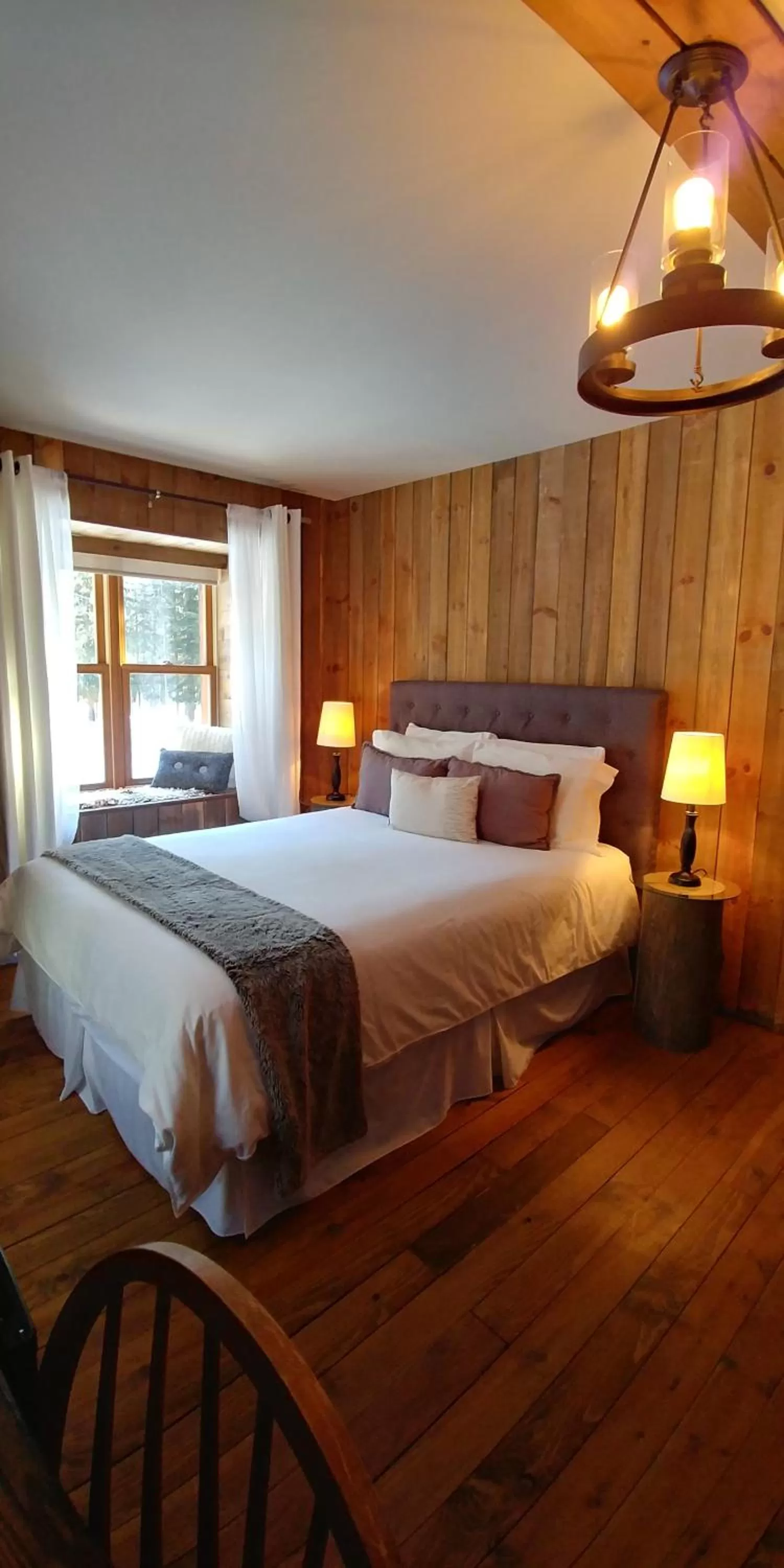 Bed in Auberge le Cosy Tremblant