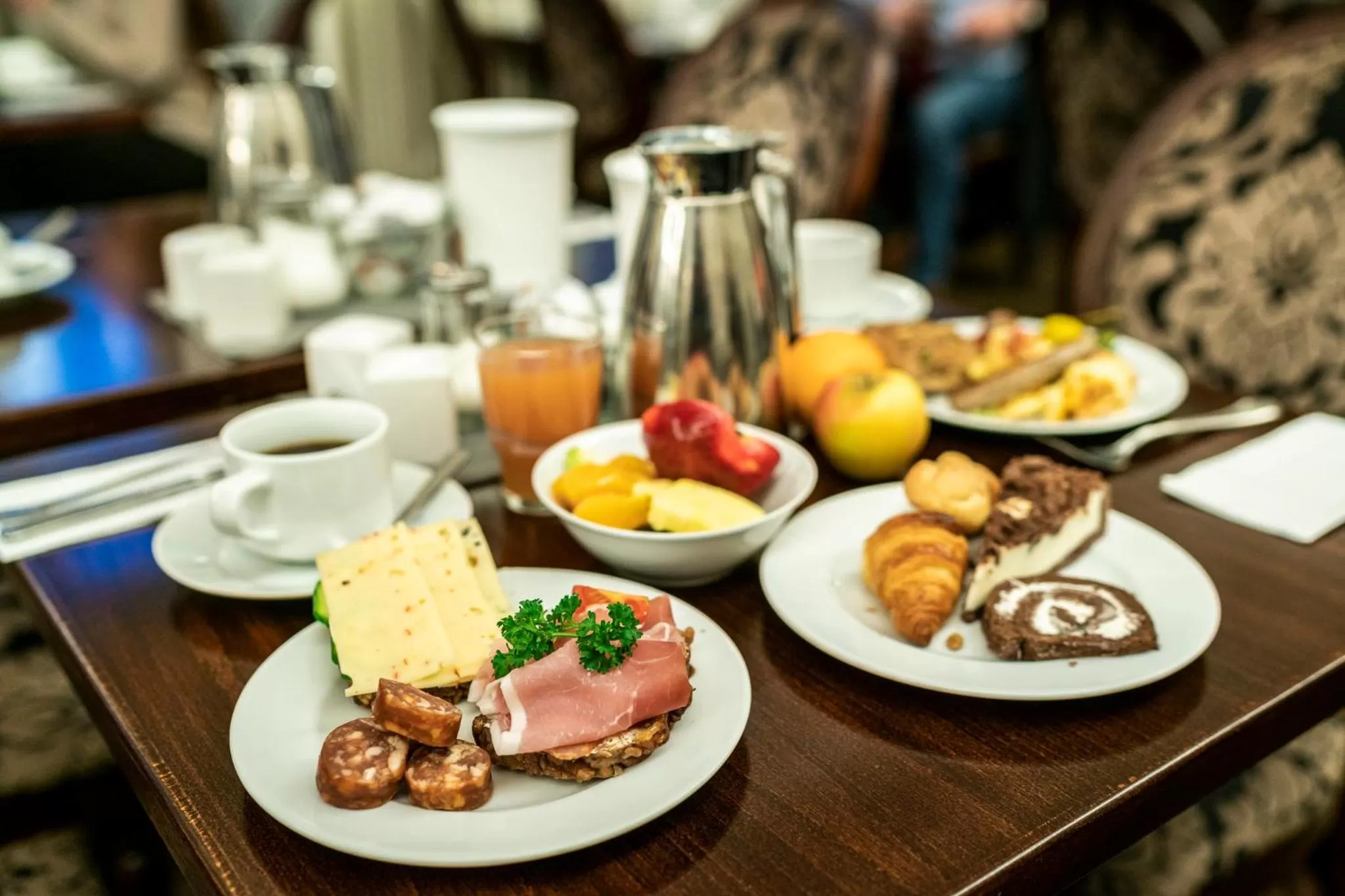 Buffet breakfast in Aparthotel Münzgasse An der Frauenkirche