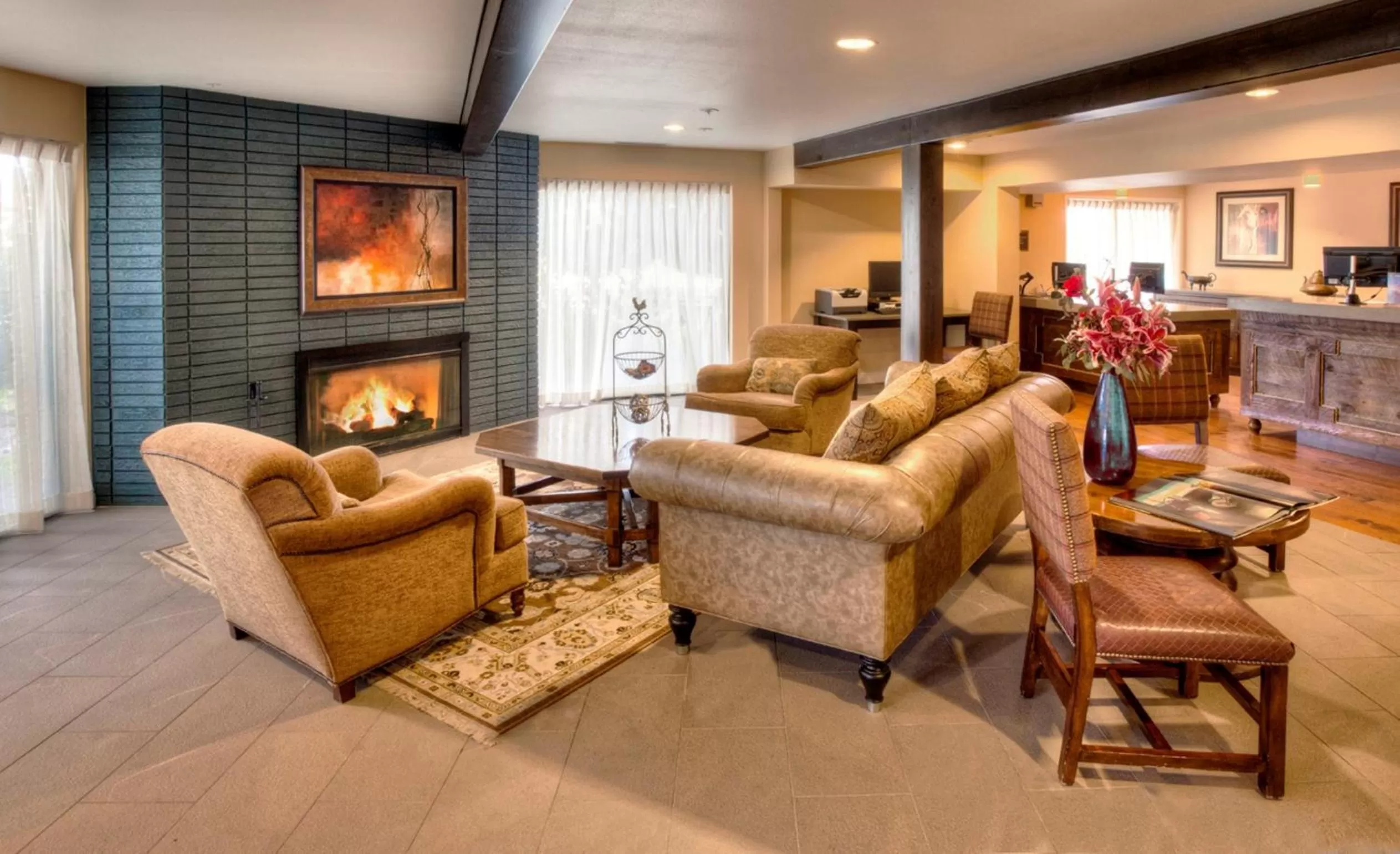 Lobby or reception in The Lodge at Eagle Crest