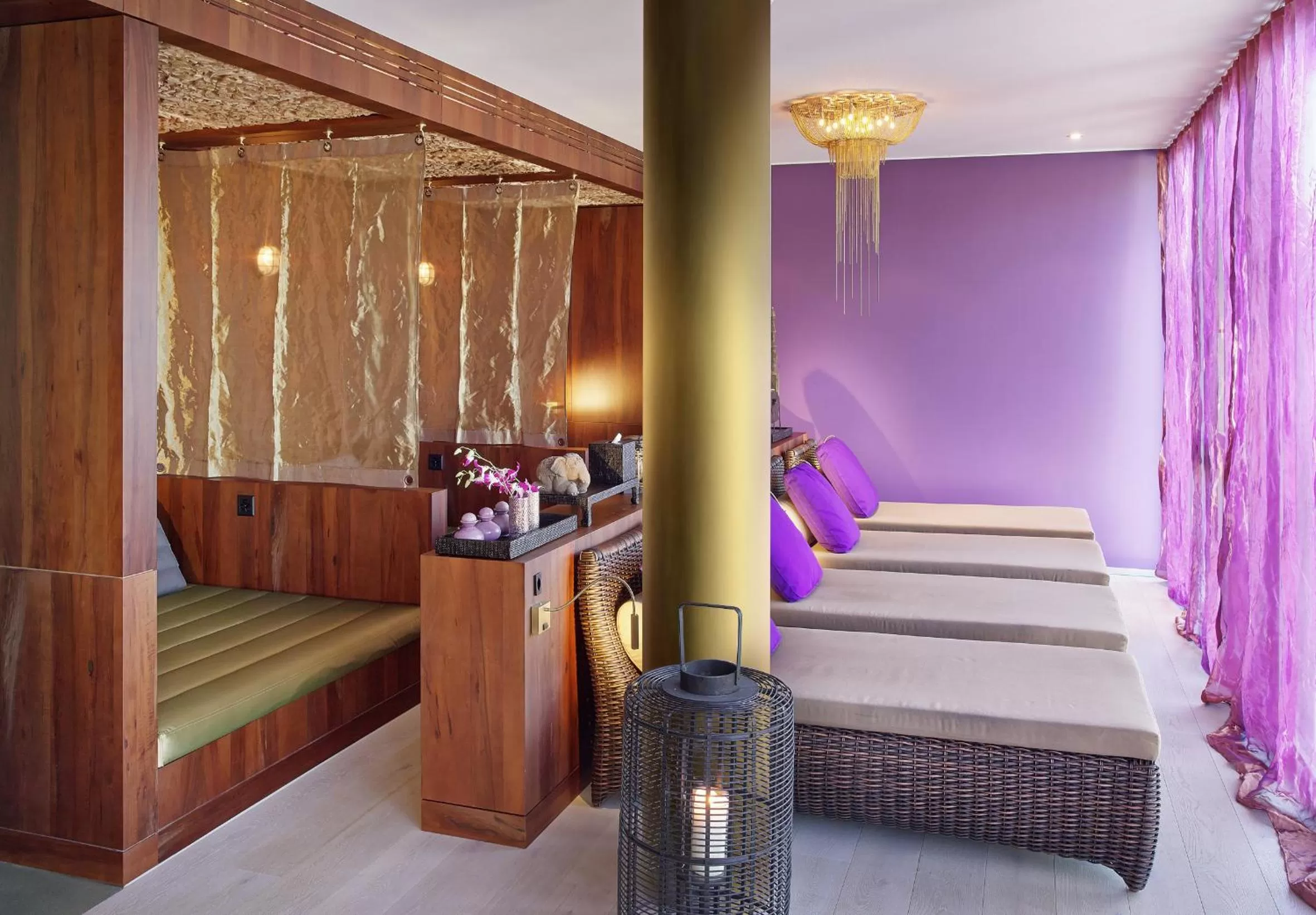 Spa and wellness centre/facilities, Bed in Seerose Resort & Spa