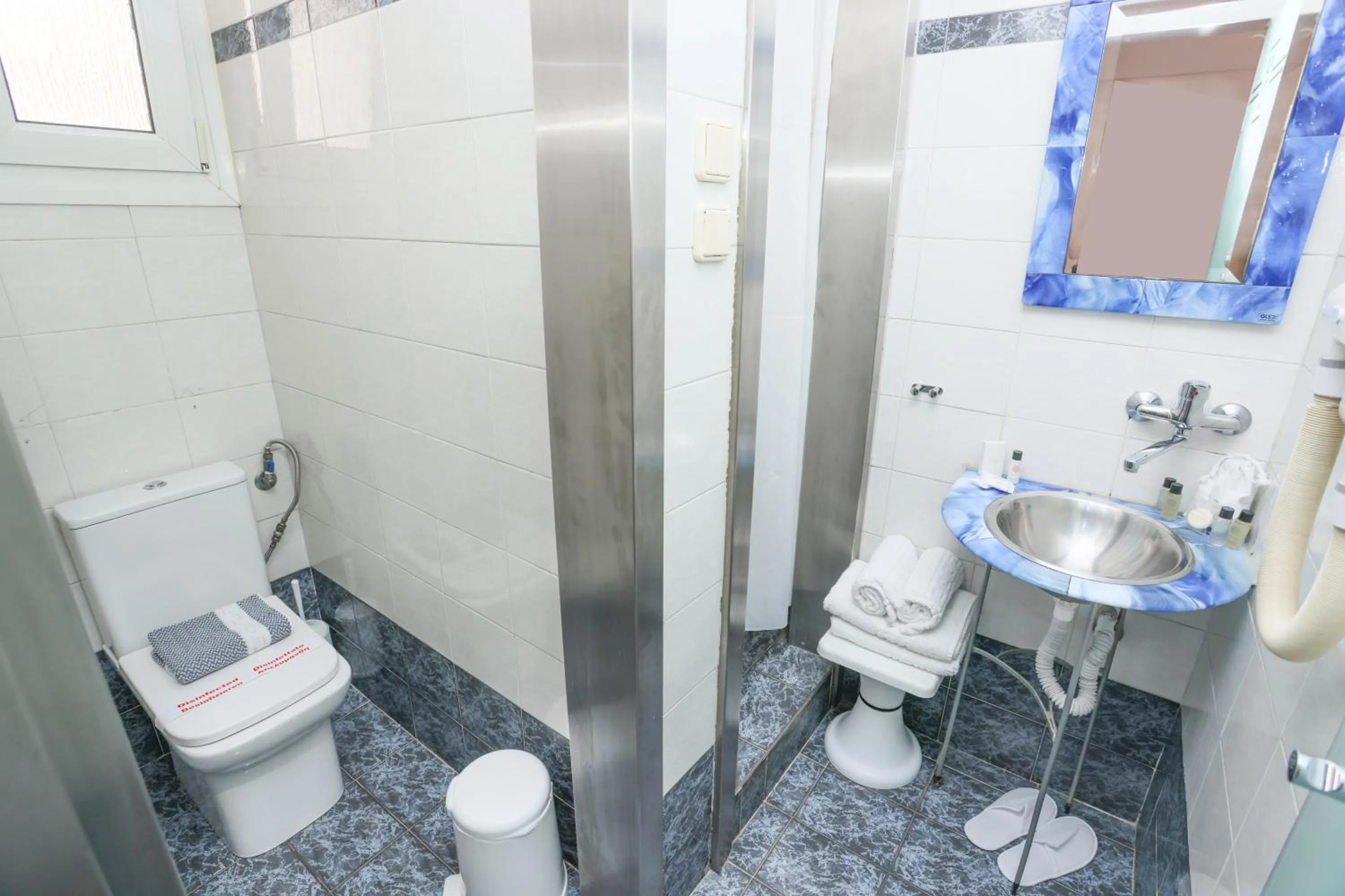 Bathroom in Aegeon Hotel