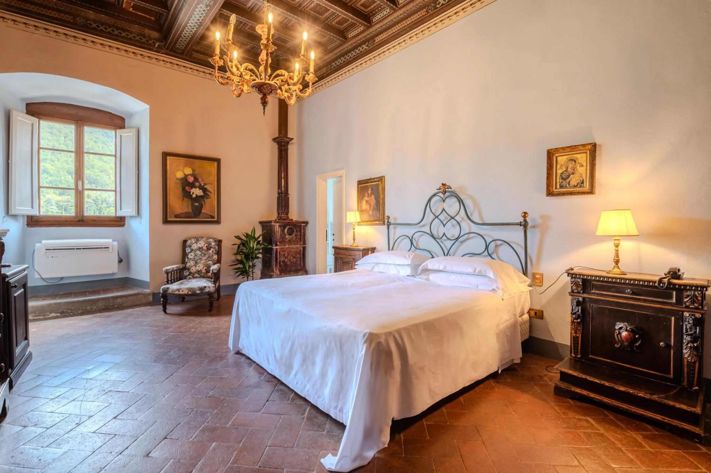 Bed in Villa Pitiana
