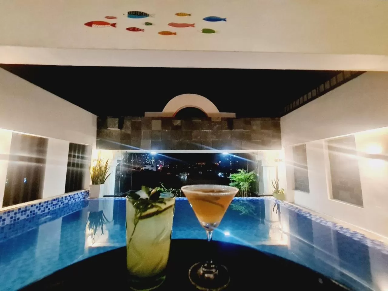 Pool view in Lyly's House - Homestay