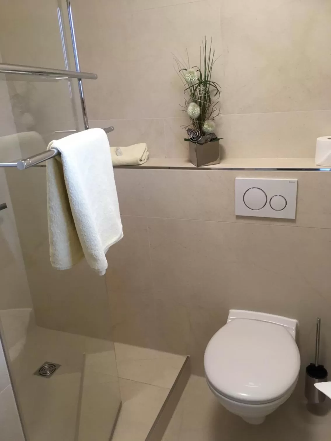 Shower in Hotel Garni Zum Grünen Baum