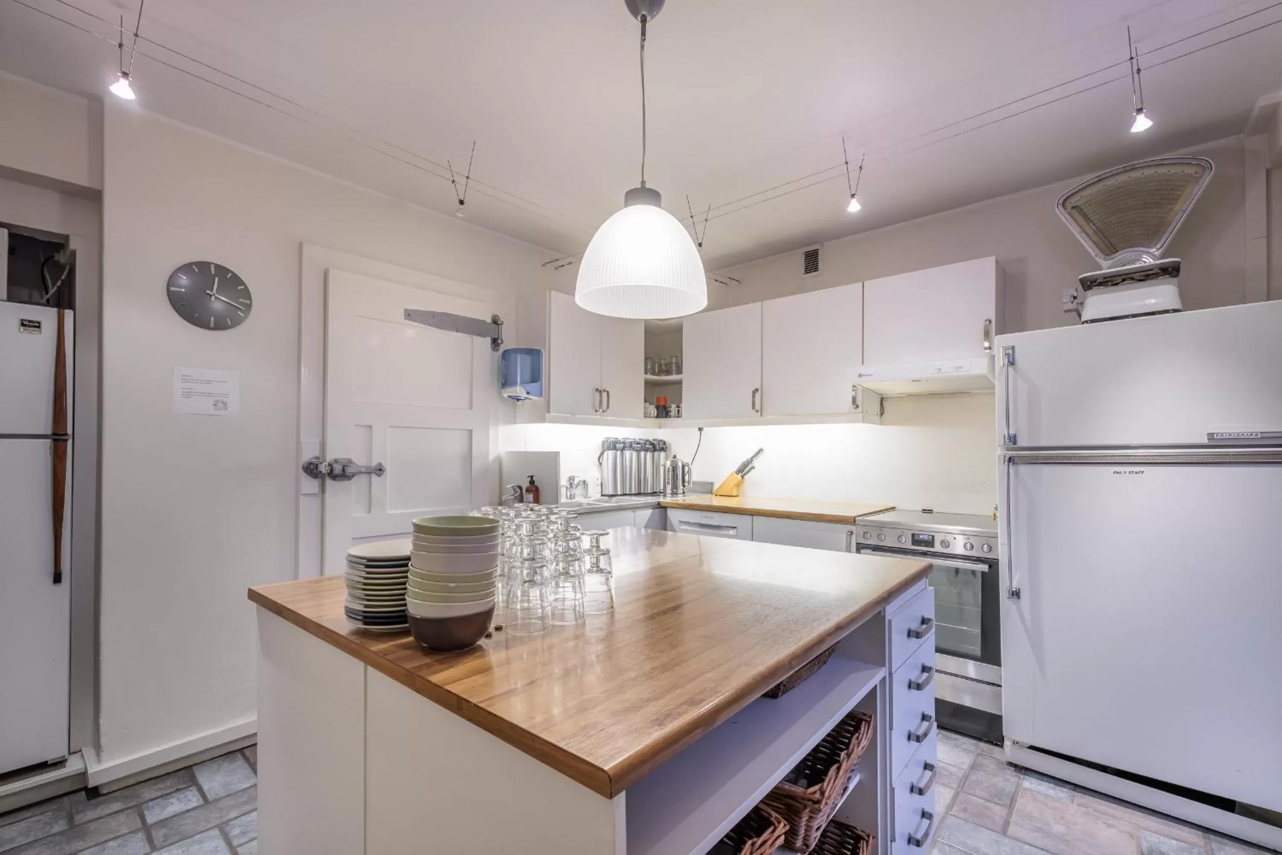 Kitchen or kitchenette in Snorri's Guesthouse