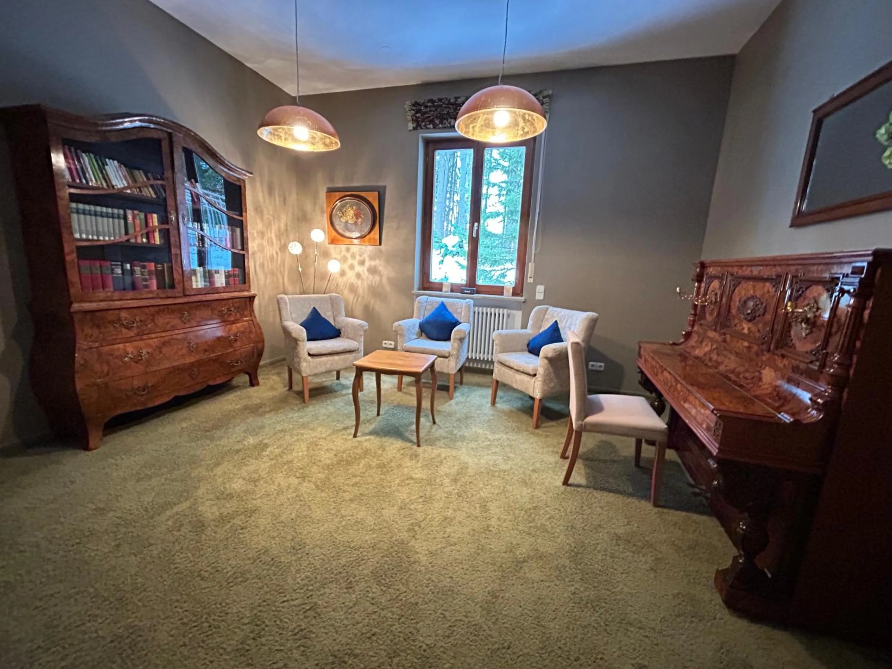 Library, Seating Area in Villa Toscana