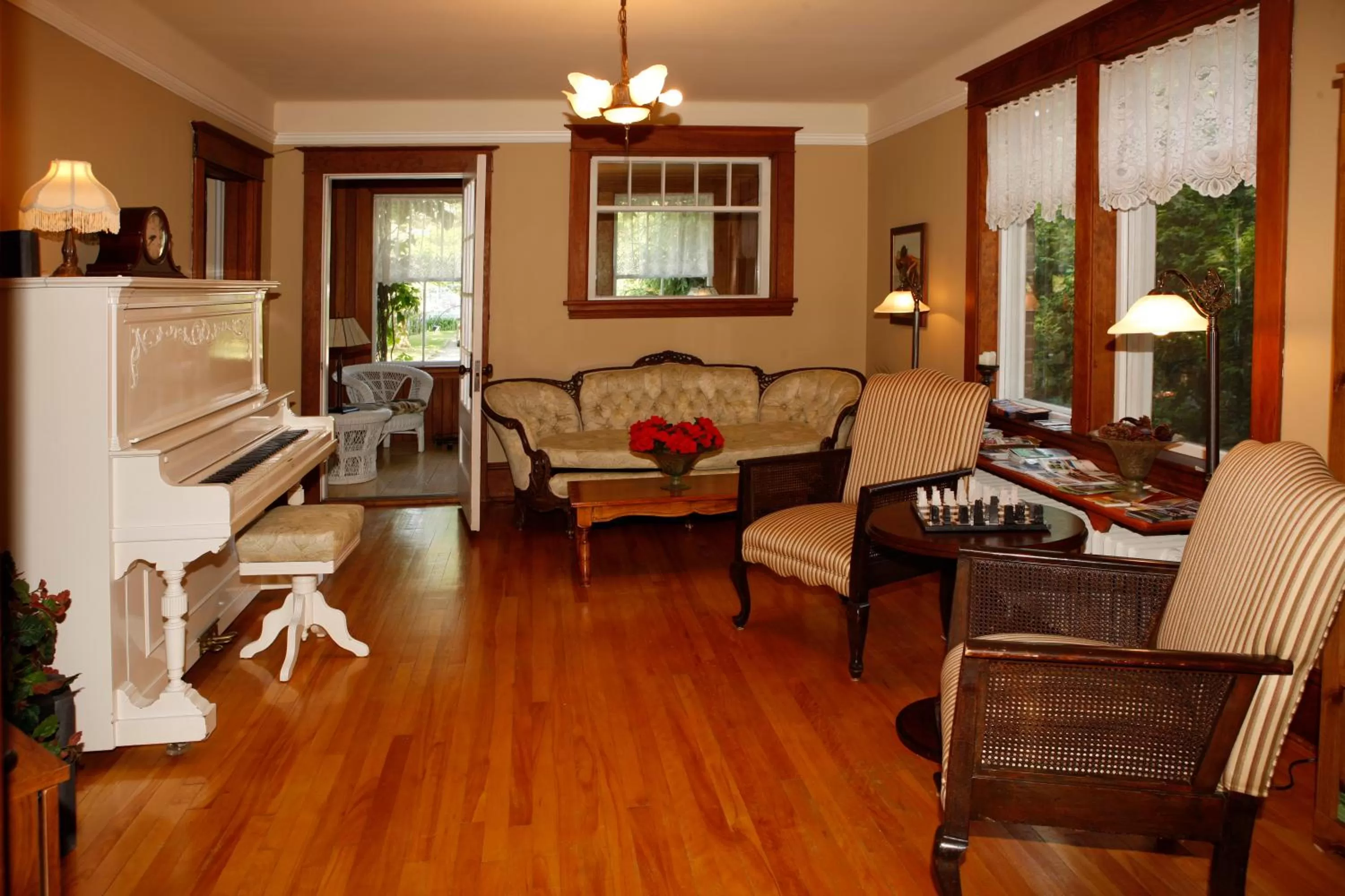 Living room in Au Virage B&B