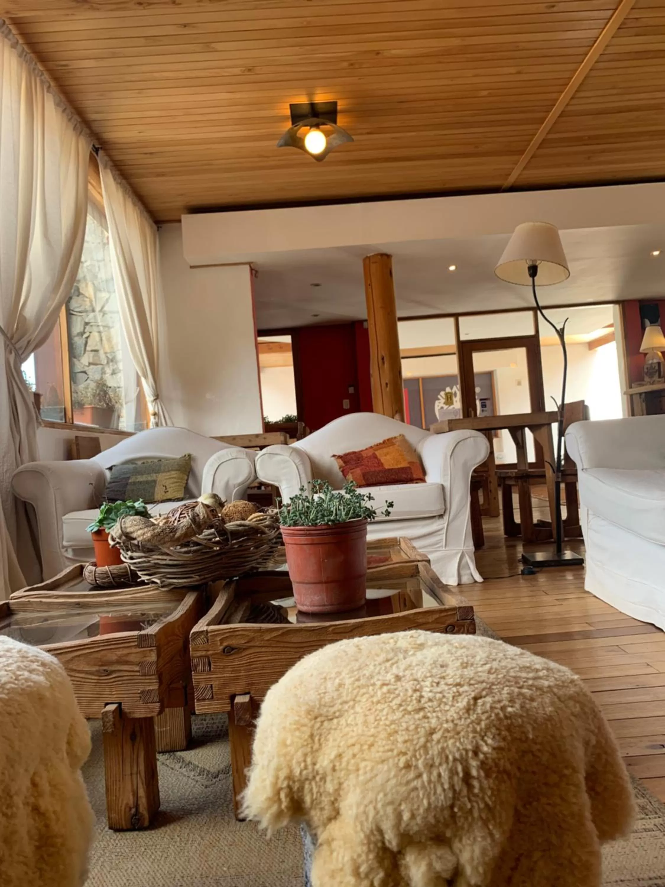 Bed in Hosteria Posta de los Colonos