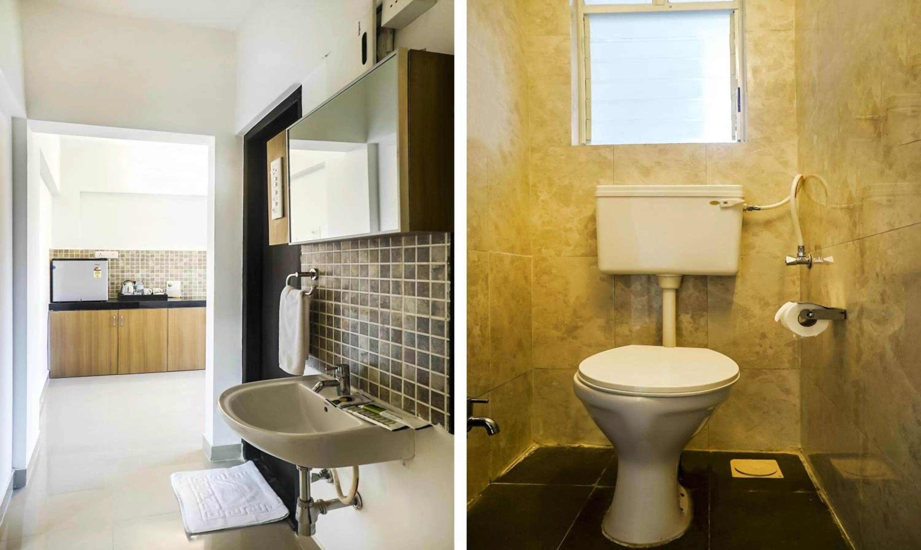 Bathroom in Treebo Luxe Suite, Shivaji Nagar