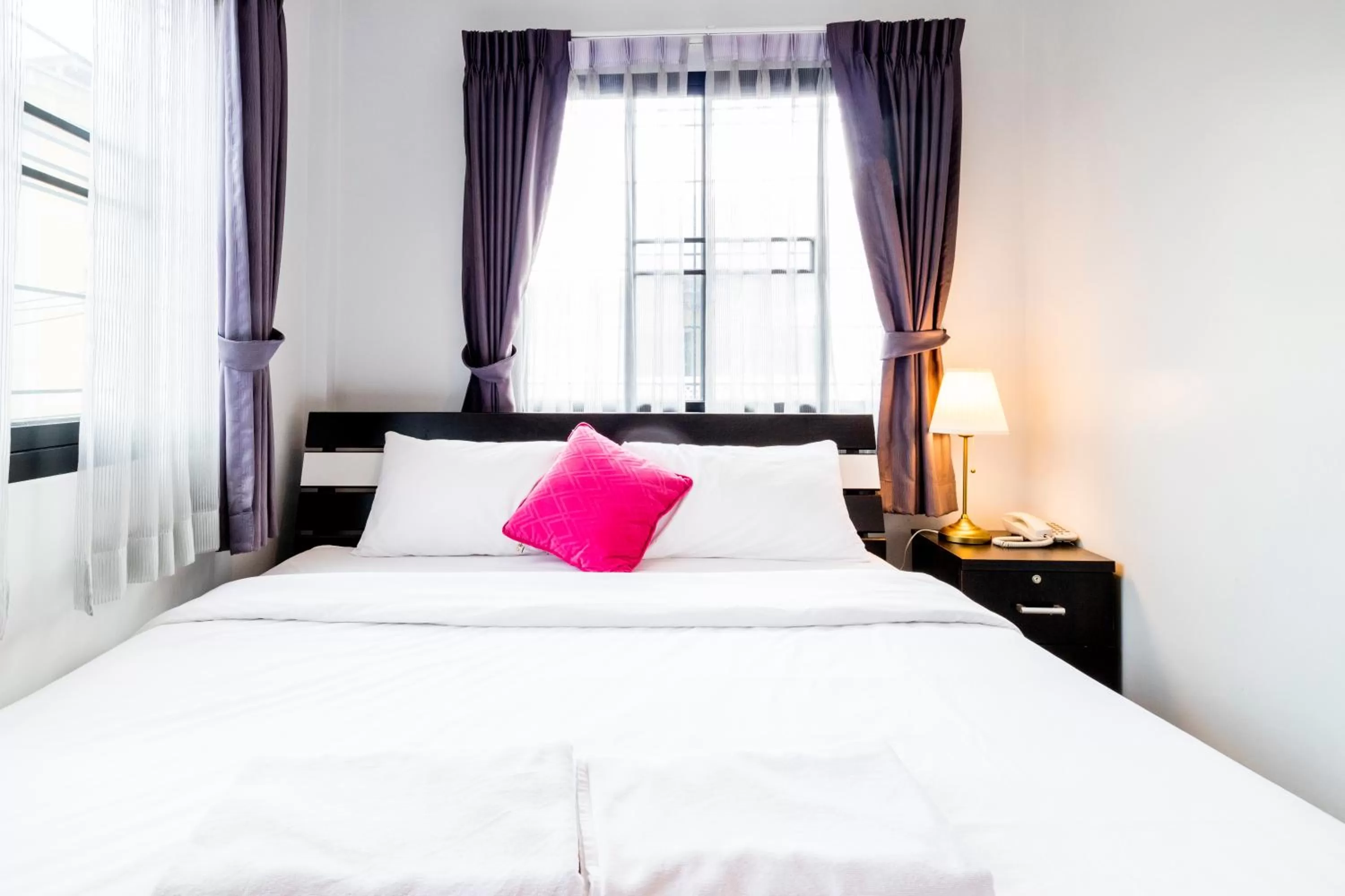 Bed in The Cube Sathorn Boutique Hotel