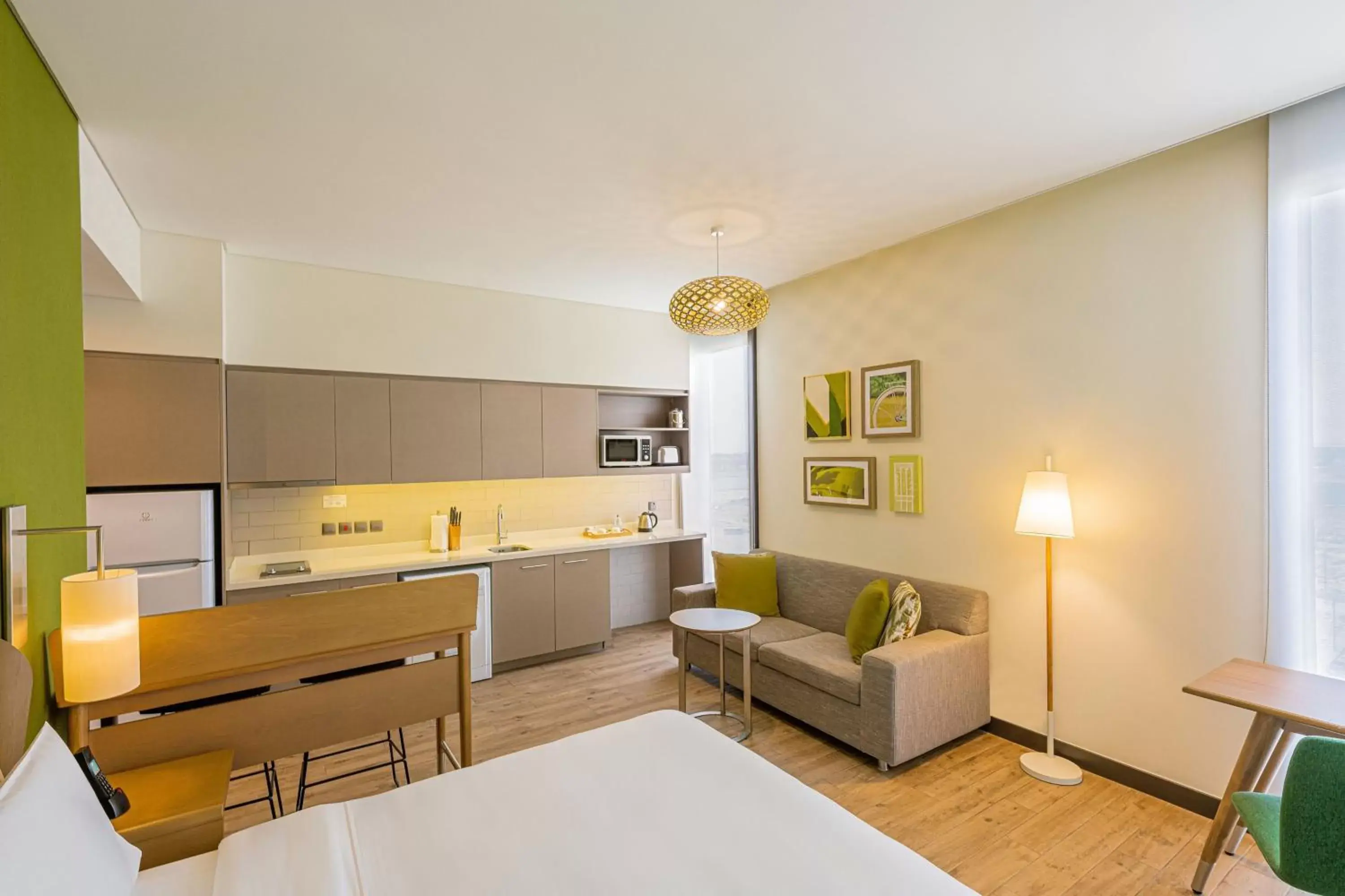 Superior Studio Apartment – King Bed (Complimentary Breakfast & Shuttle to Sobha Realty Metro Station, JBR Beach & Mall of the Emirates) in Element Me'aisam, Dubai Superior Studio Apartment – King Bed (Complimentary Breakfast & Shuttle to Sobha Realty Metro Station, JBR Beach & Mall of the Emirates) in Element Me'aisam, Dubai