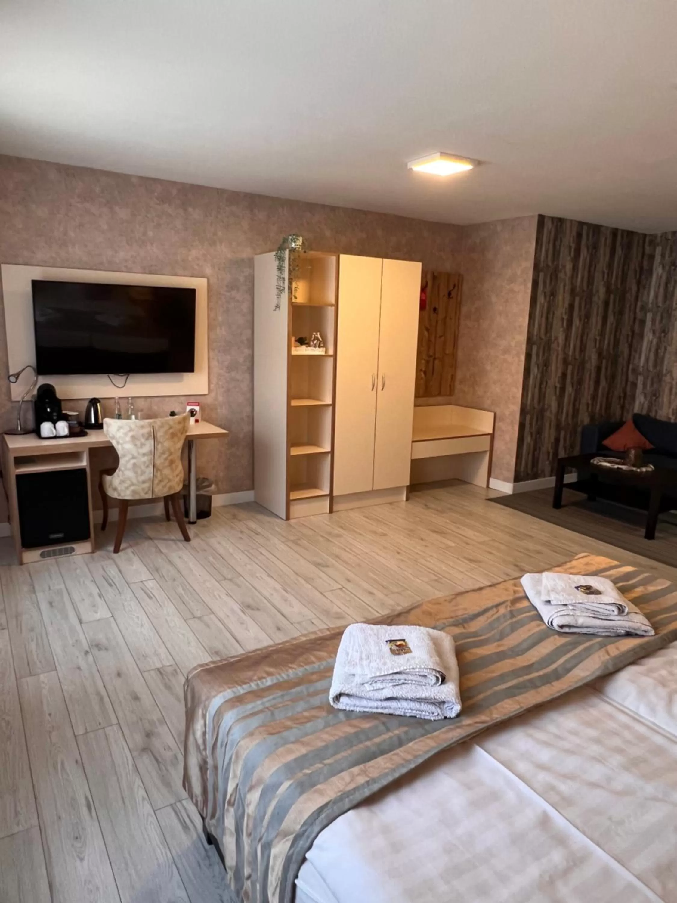 TV and multimedia, Bed in Novel Hotel