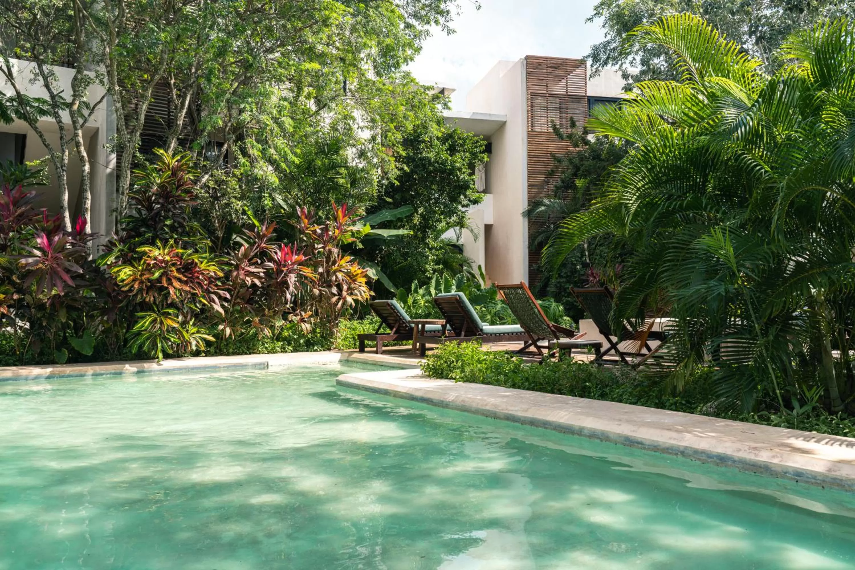 Swimming pool in Panacea Condo Tulum