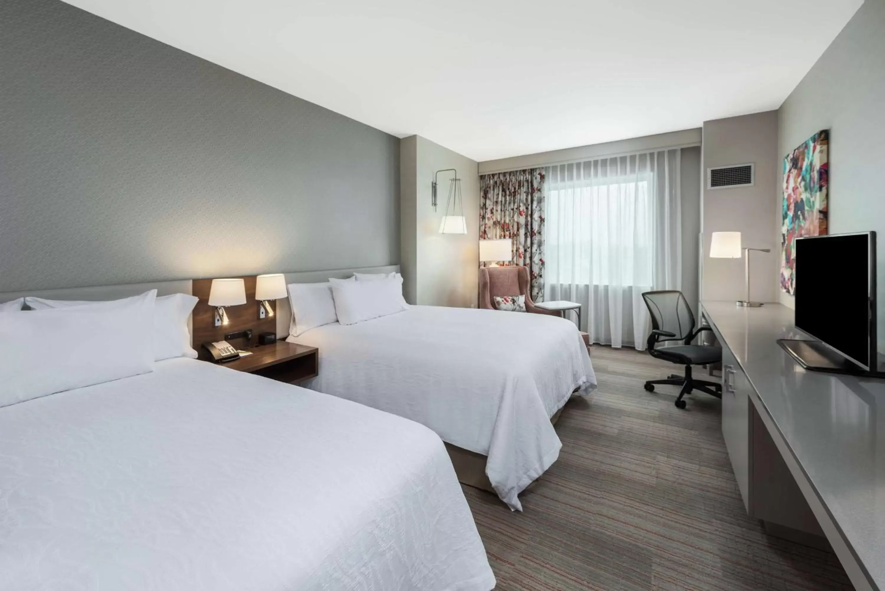 Queen Room with Two Queen Beds in Hilton Garden Inn Miami Dolphin Mall Queen Room with Two Queen Beds in Hilton Garden Inn Miami Dolphin Mall