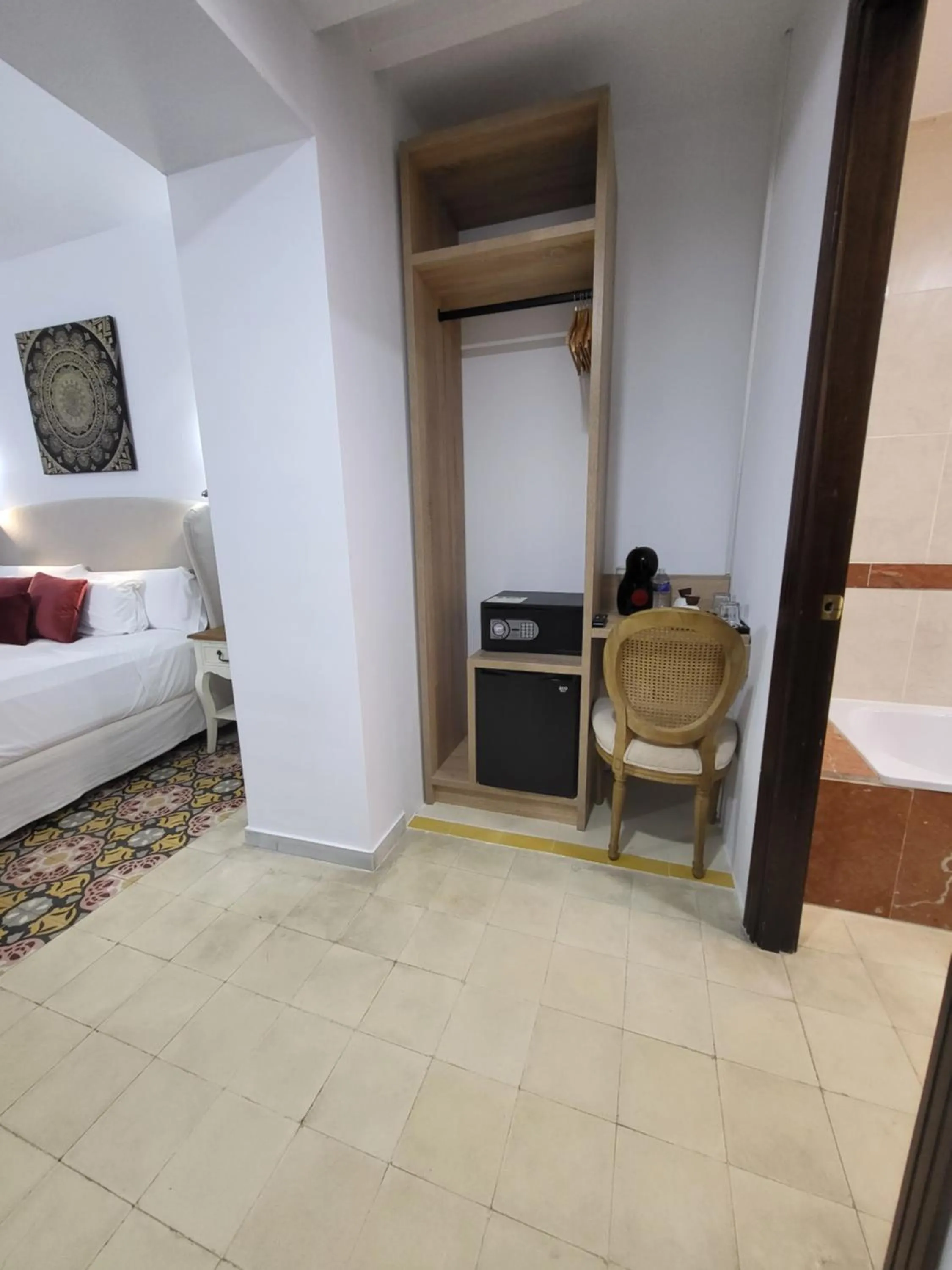 wardrobe, Bed in Casona de San Andrés Boutique Hotel