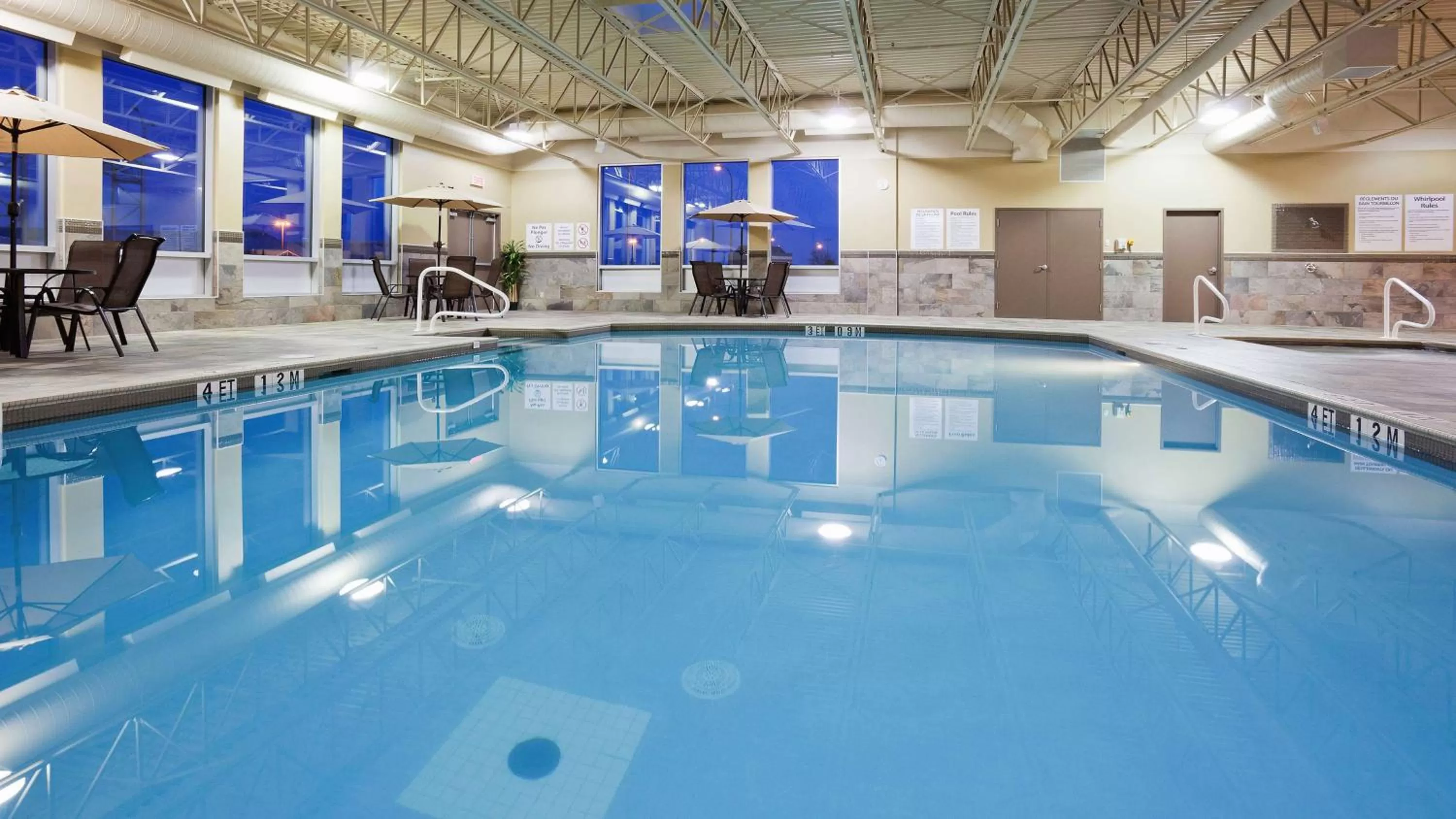 Pool view in Doubletree By Hilton Pointe Claire Montreal Airport West