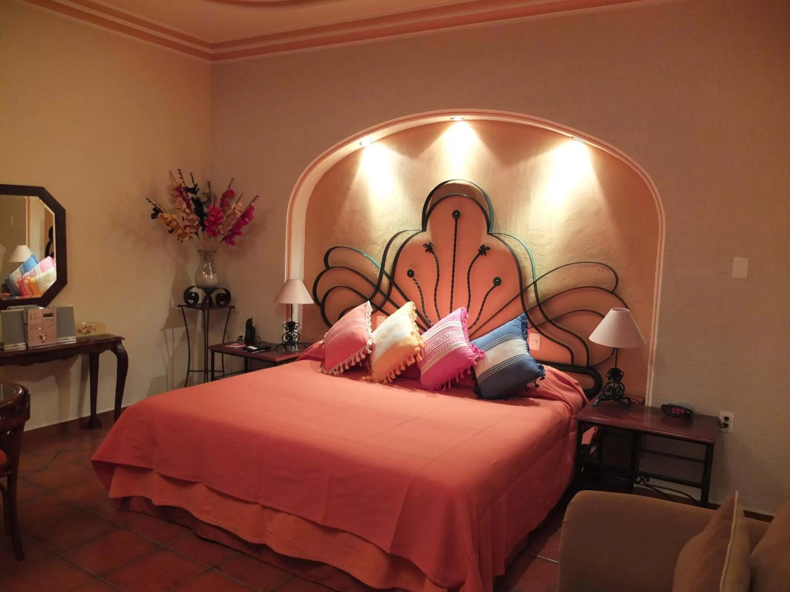 Bed in Hotel Boutique Parador San Miguel Oaxaca