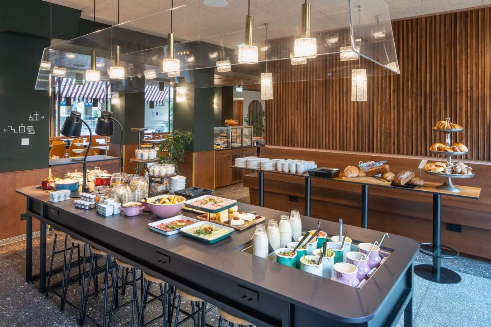 Buffet breakfast in magdas HOTEL Vienna City - First Social Business HOTEL in Austria