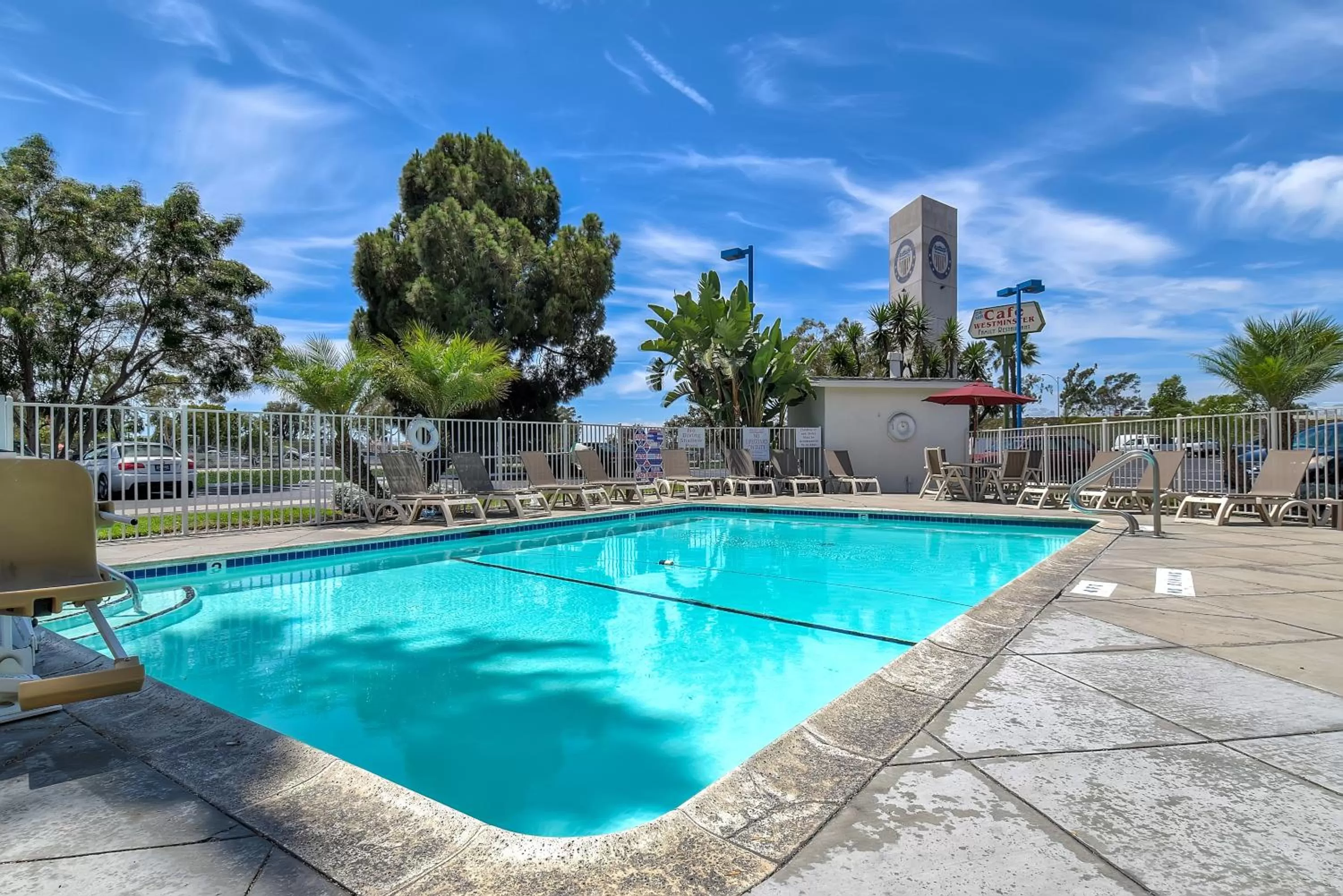 Swimming pool in Motel 6-Westminster, CA - South - Long Beach Area
