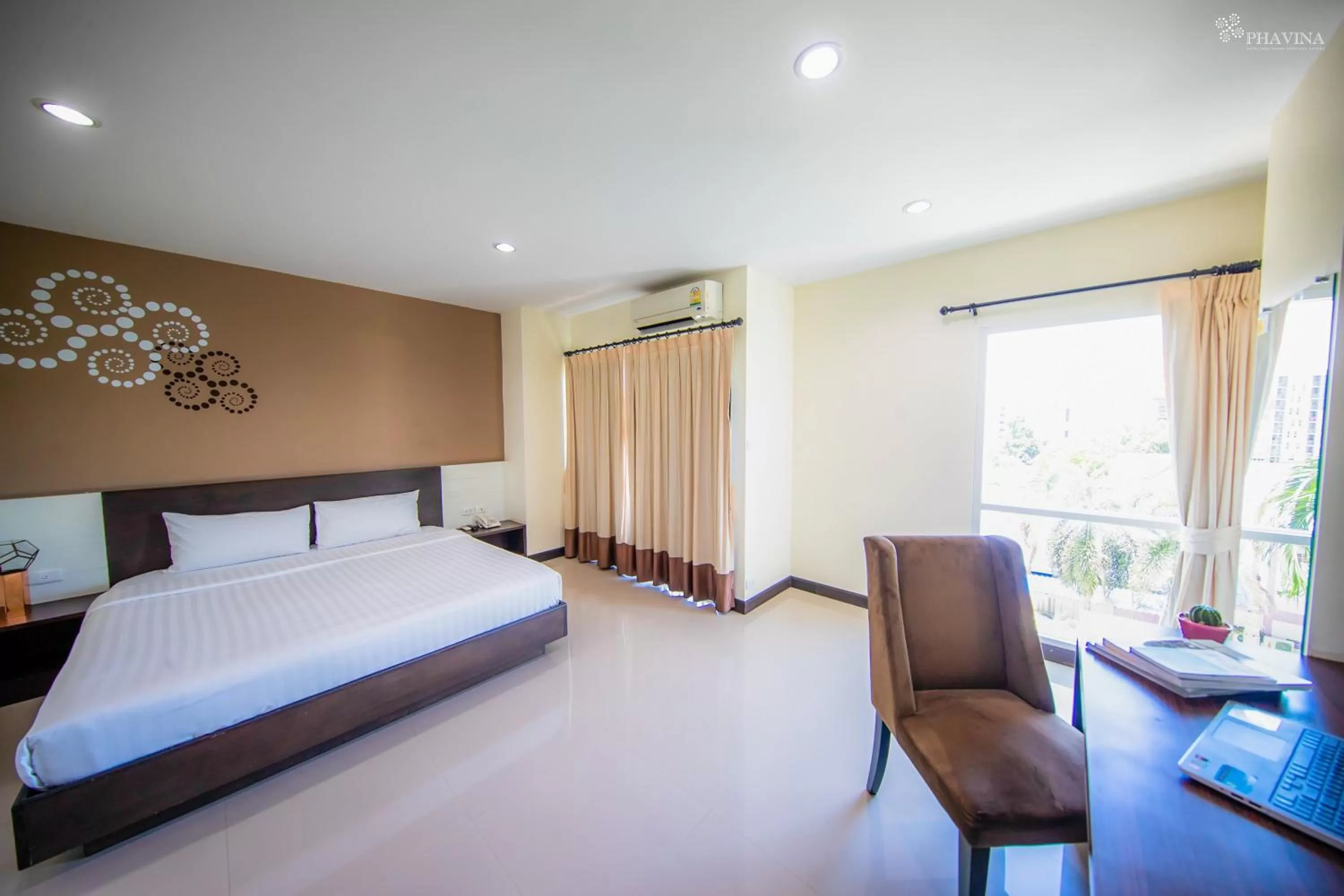 Bed in Phavina Hotel Rayong SHA Extra Plus