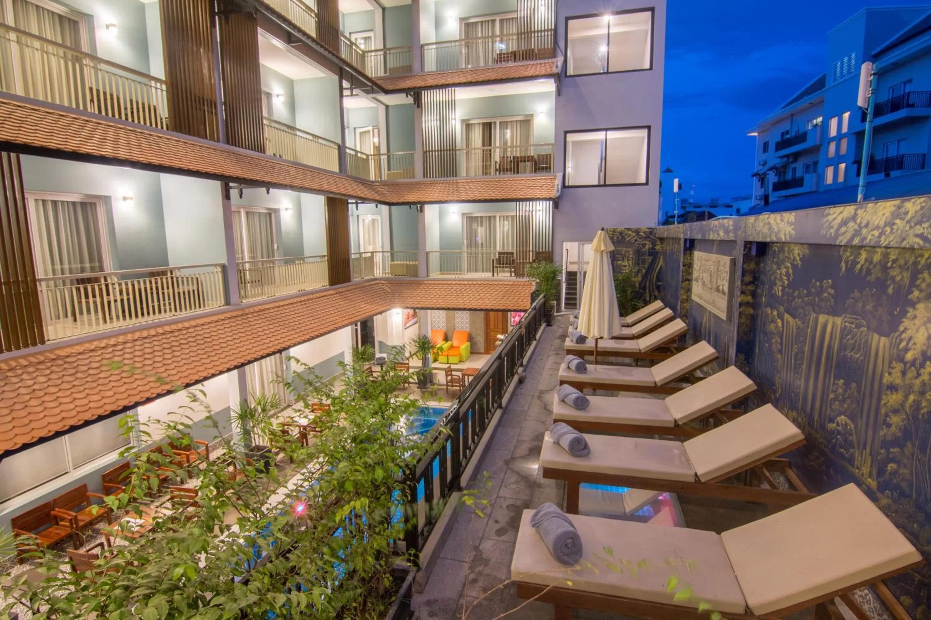 Balcony/Terrace in Chhay Long Angkor Boutique Hotel Siem Reap