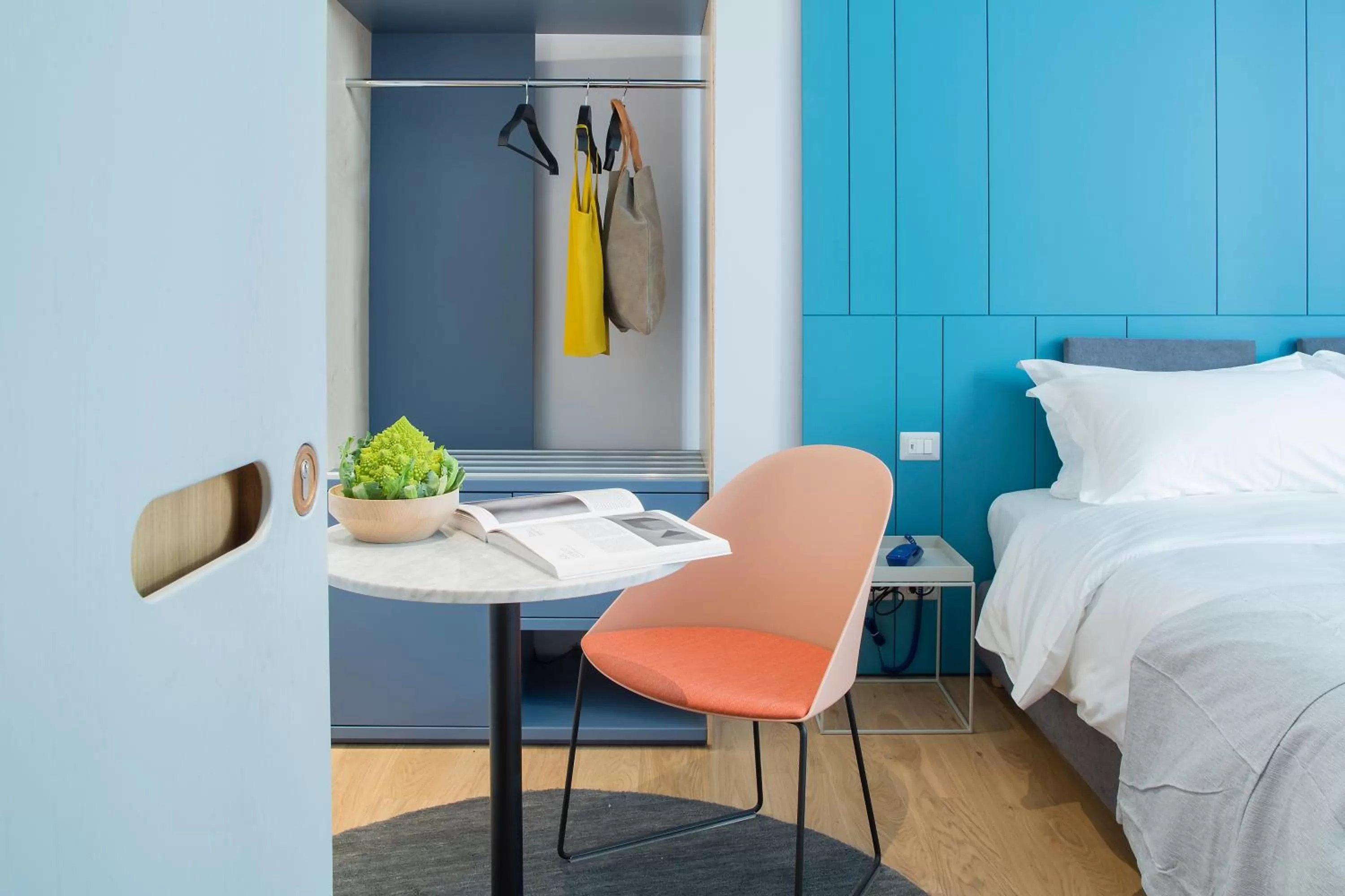 Bed in The Radical Hotel Roma