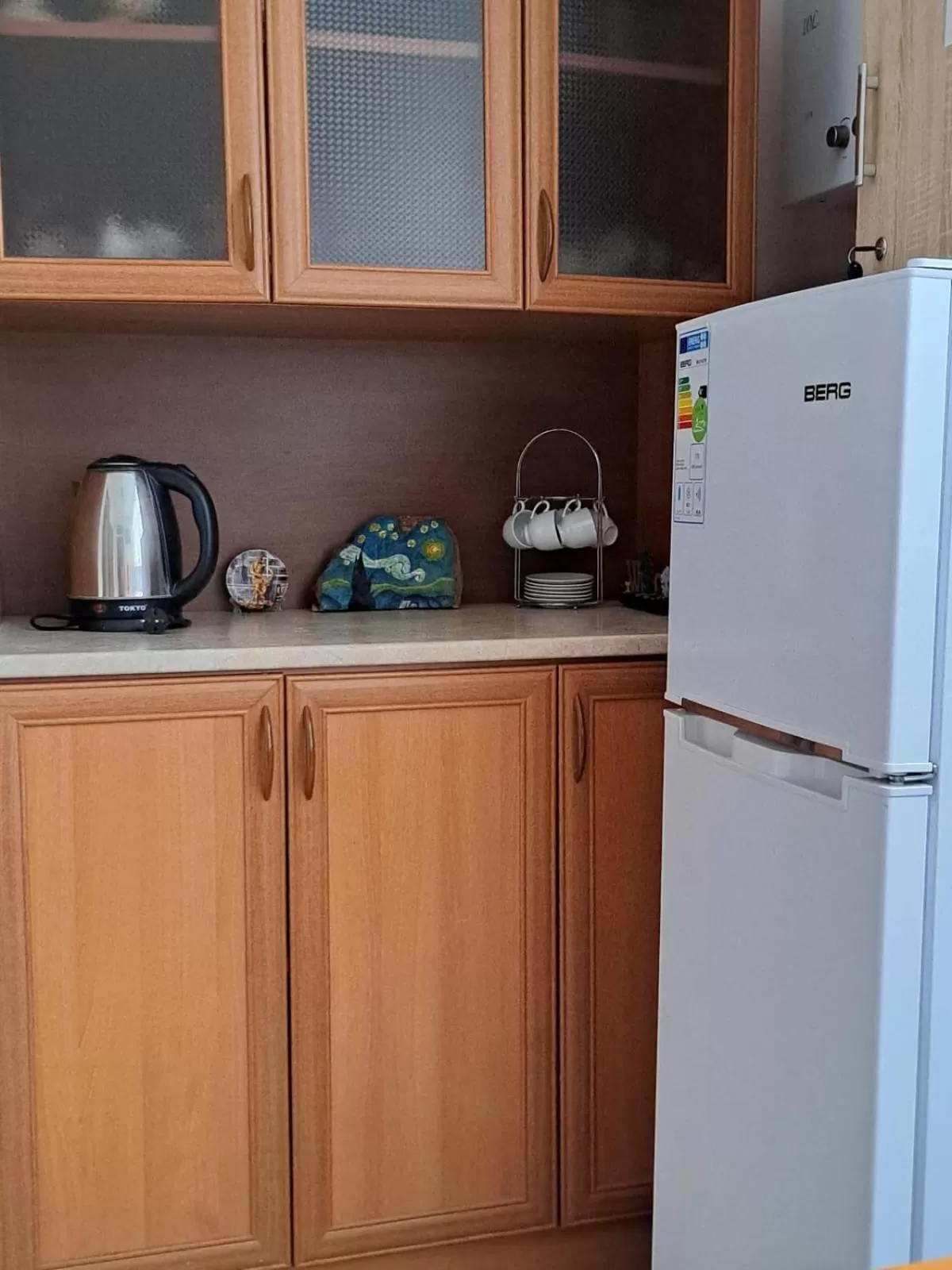 Dining area, Kitchen/Kitchenette in Guest House David's B&B