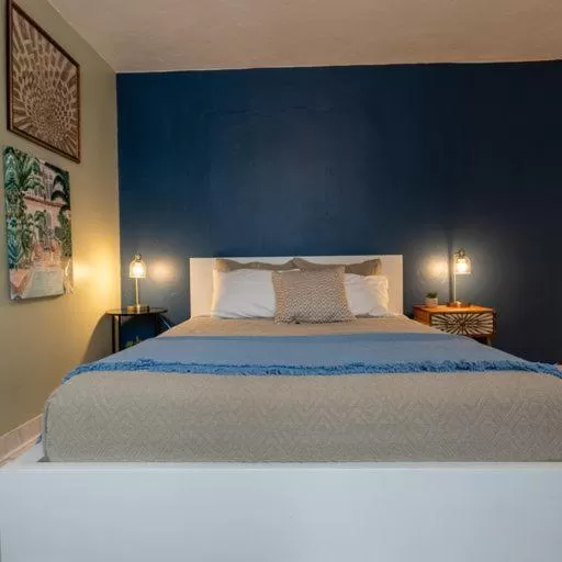 Bed in El Flamingo Beach Club