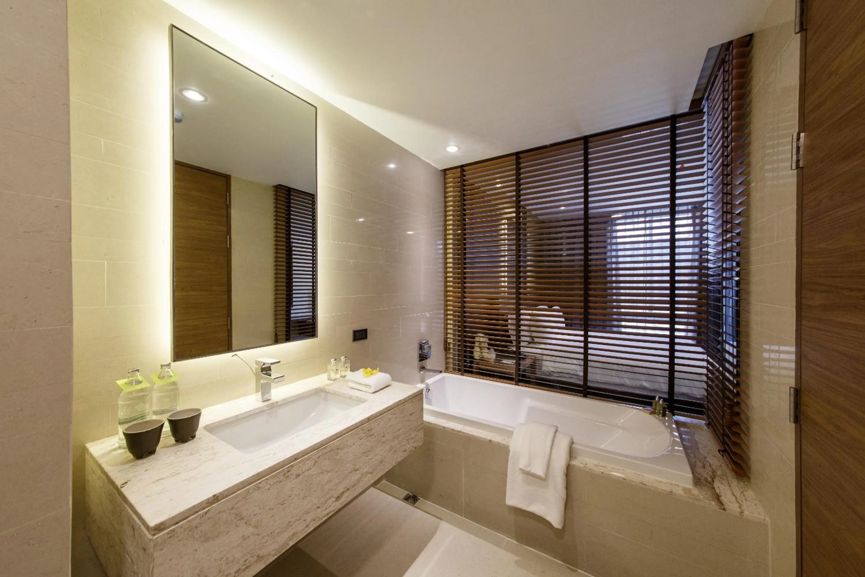 Bathroom, Bed in LiT BANGKOK Residence