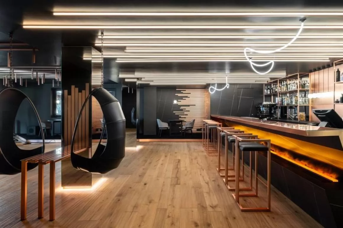 Lounge or bar in Hotel Chalet Al Foss - Adults Only