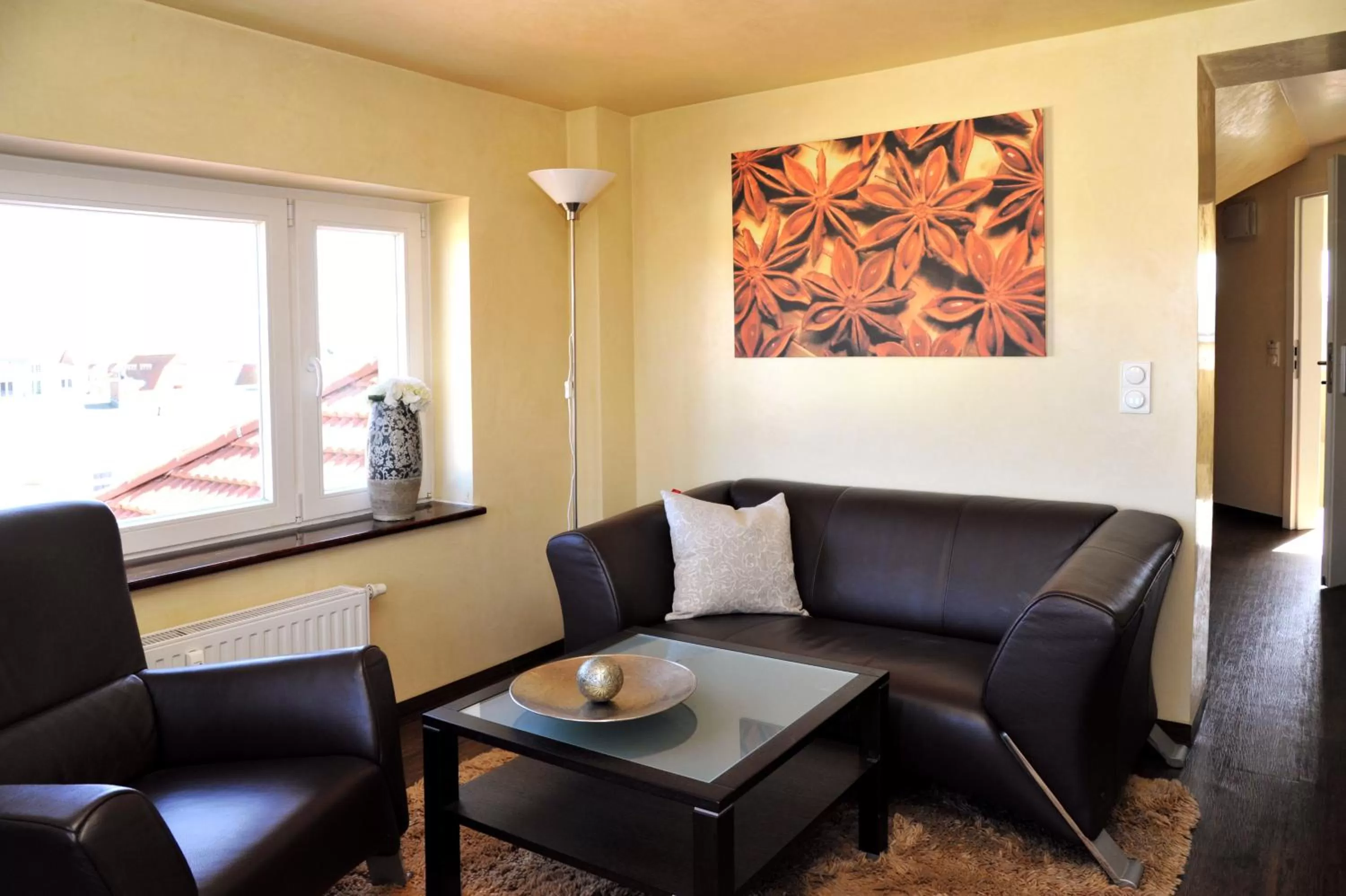 Living room, Seating Area in Villa Astoria - Suiten am Meer