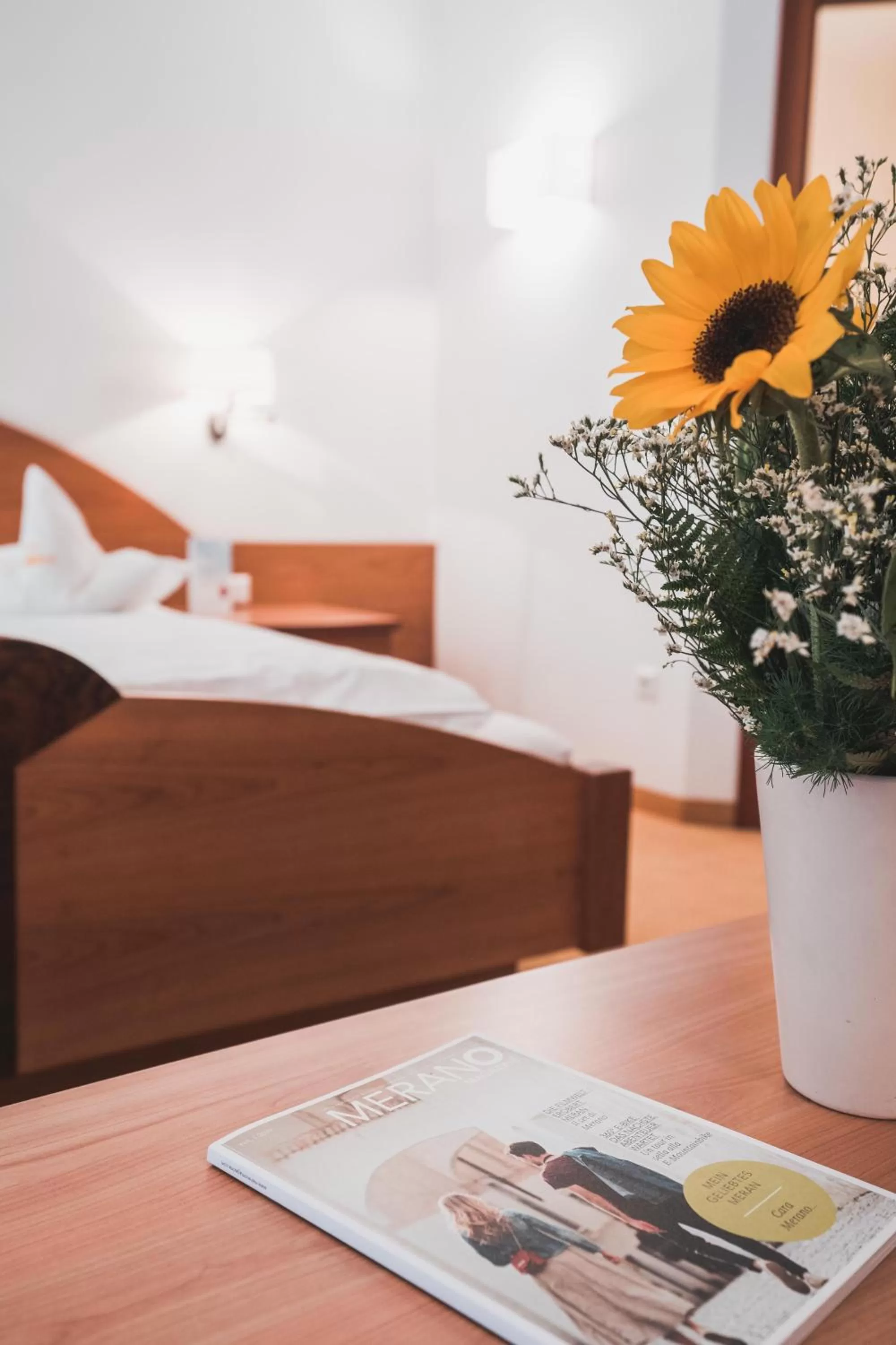 Bedroom, Bed in Hotel Am Sonneck