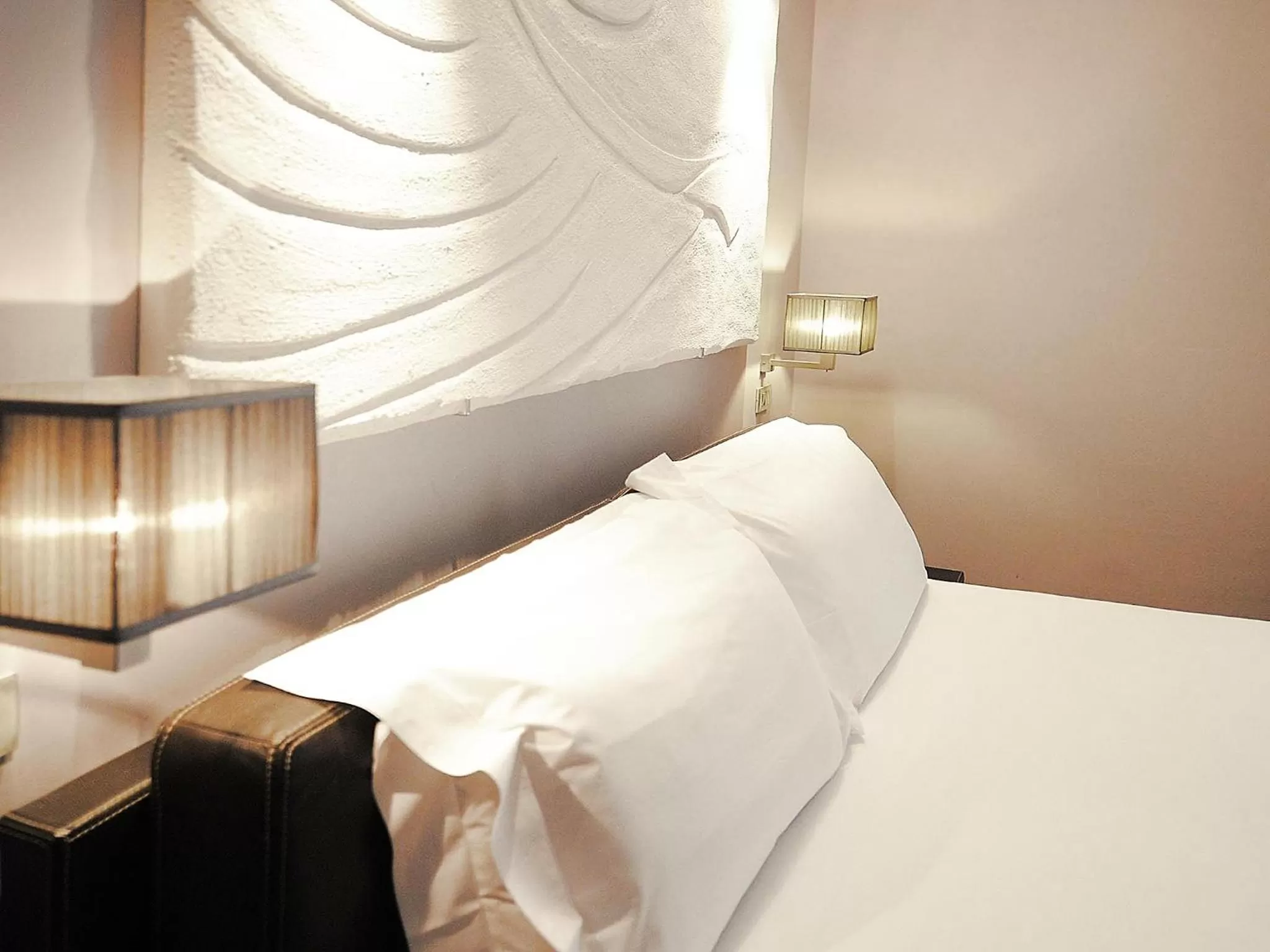 Decorative detail, Bed in Borghese Palace Art Hotel