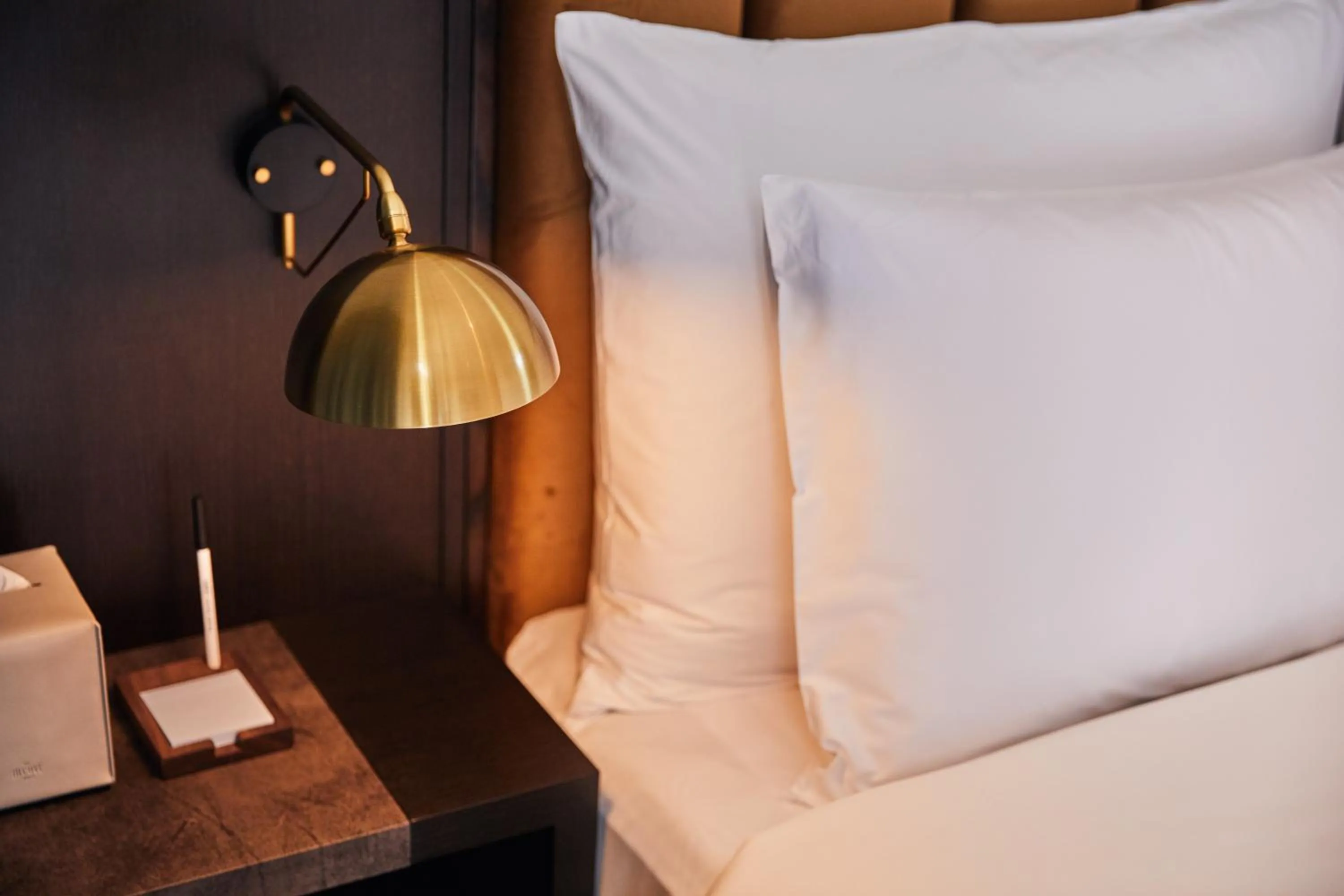 Decorative detail, Bed in Hotel Crescendo Seoul