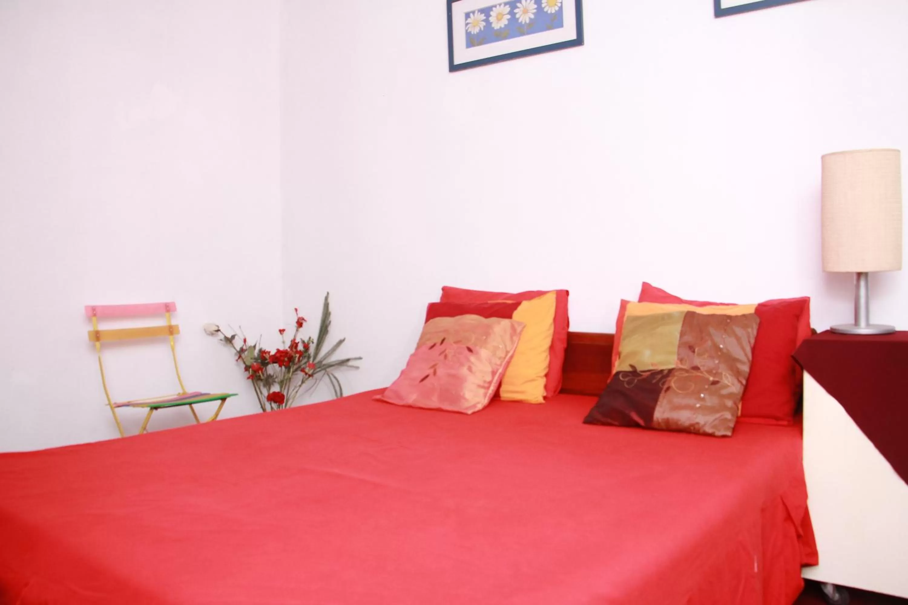 Bed in Jumera Villa Mirissa