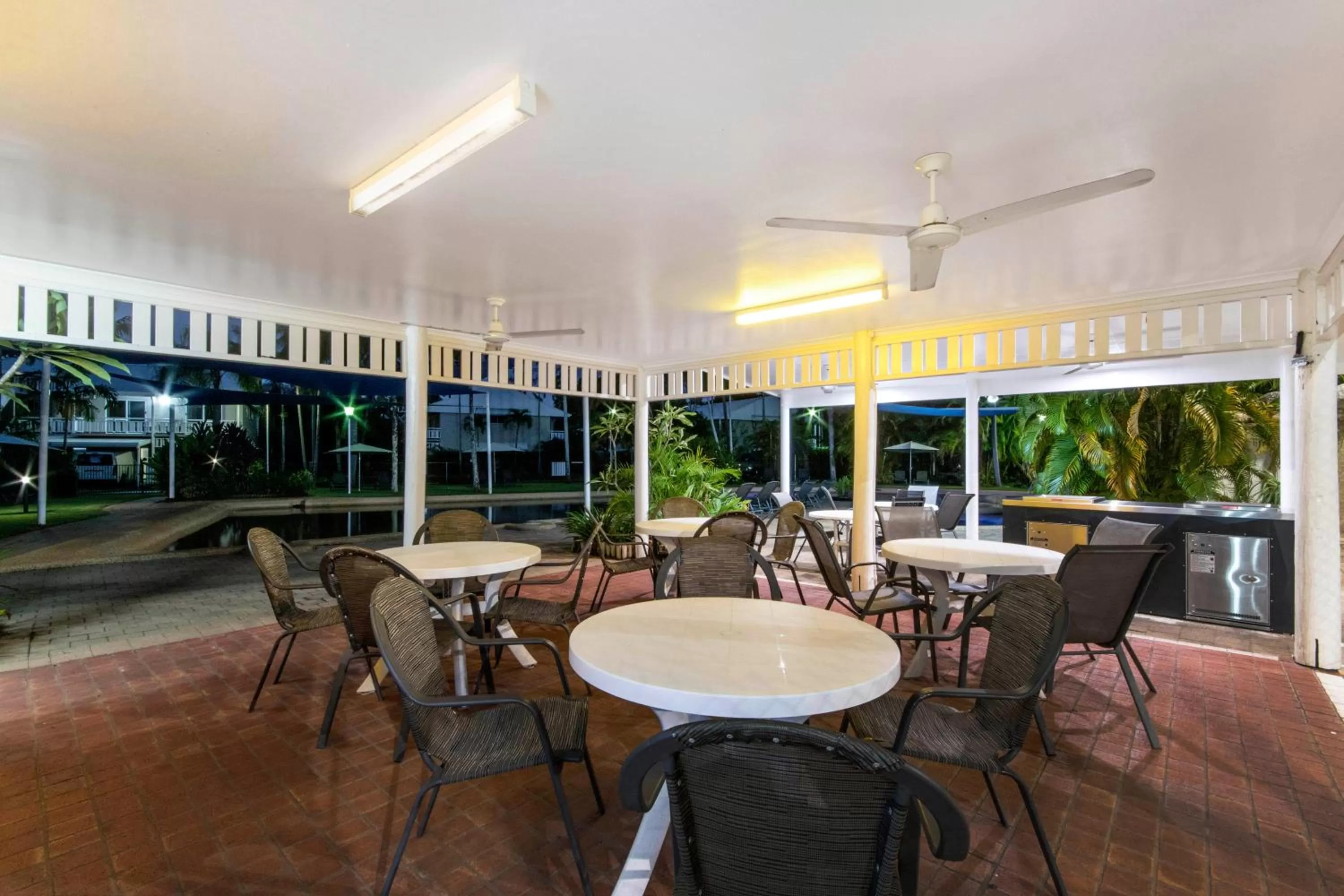 BBQ facilities in Nimrod Resort Apartments