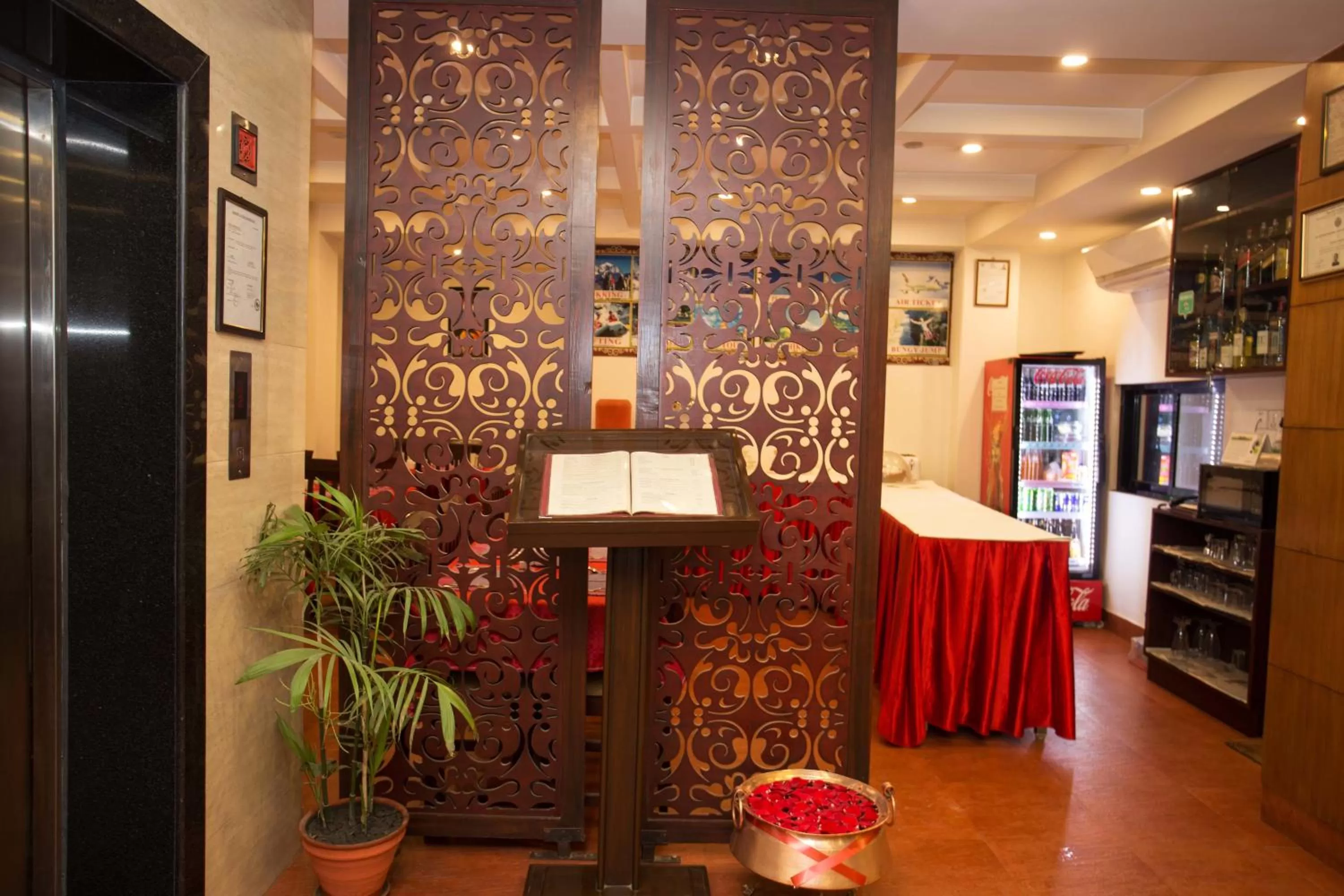 Dining area in Hotel Jay Suites