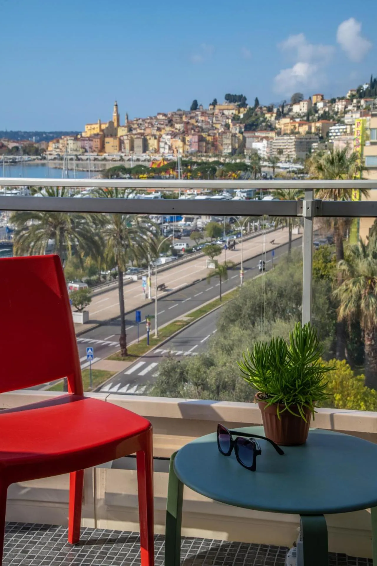Balcony/Terrace in ibis budget Menton Bord de Mer