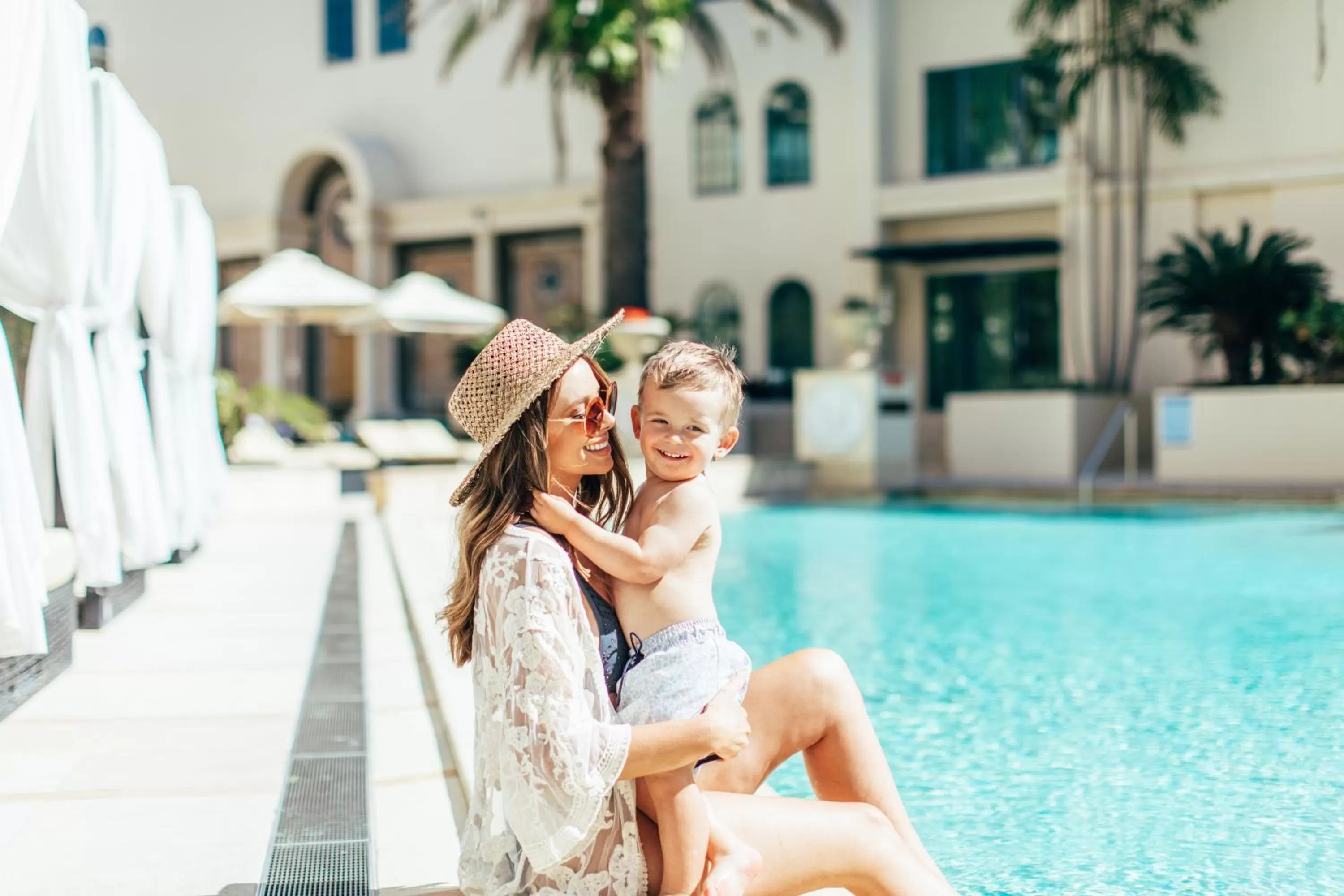 Pool view in Imperial Hotel Gold Coast