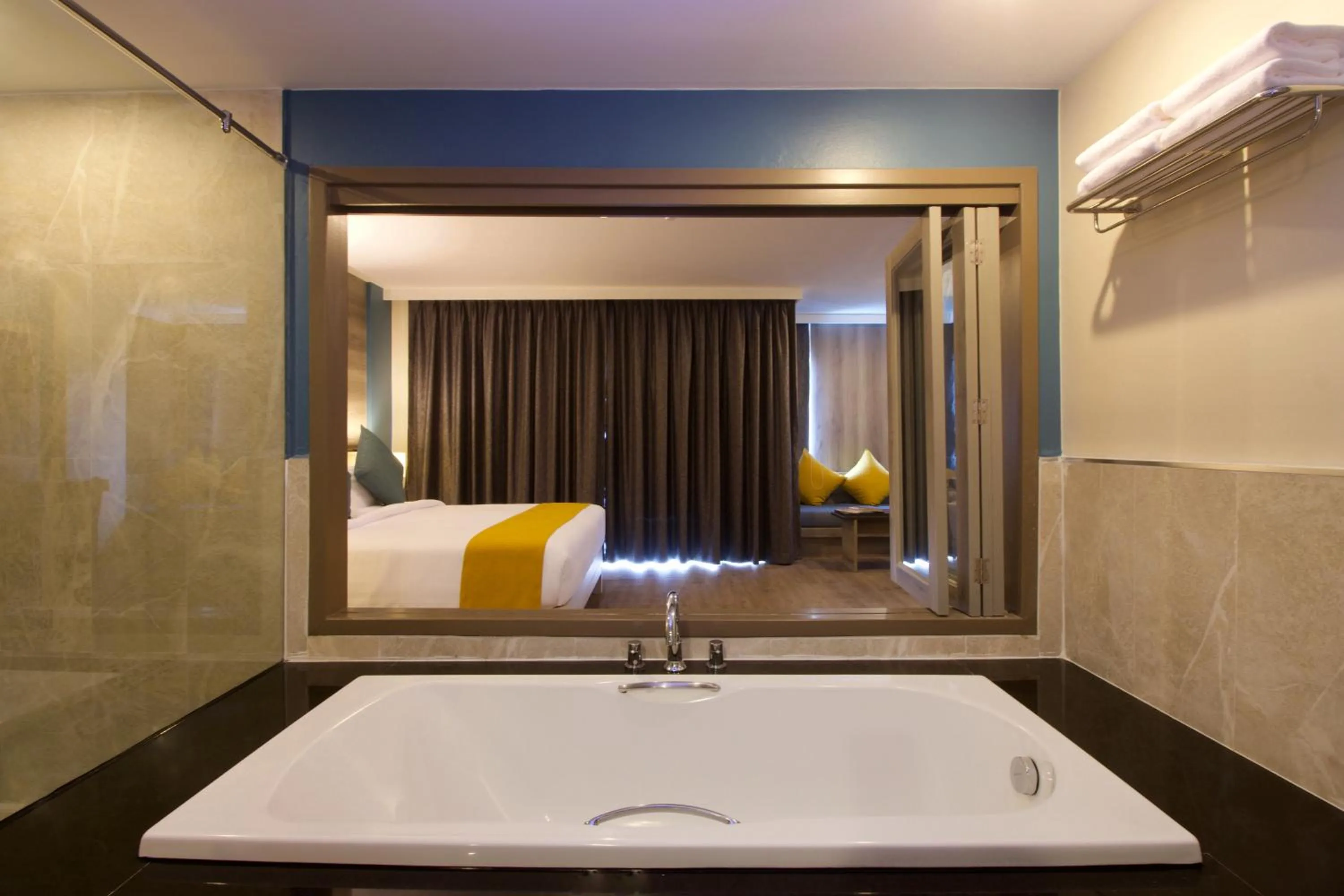 Bathroom, Bed in Andakira Hotel - SHA Extra Plus