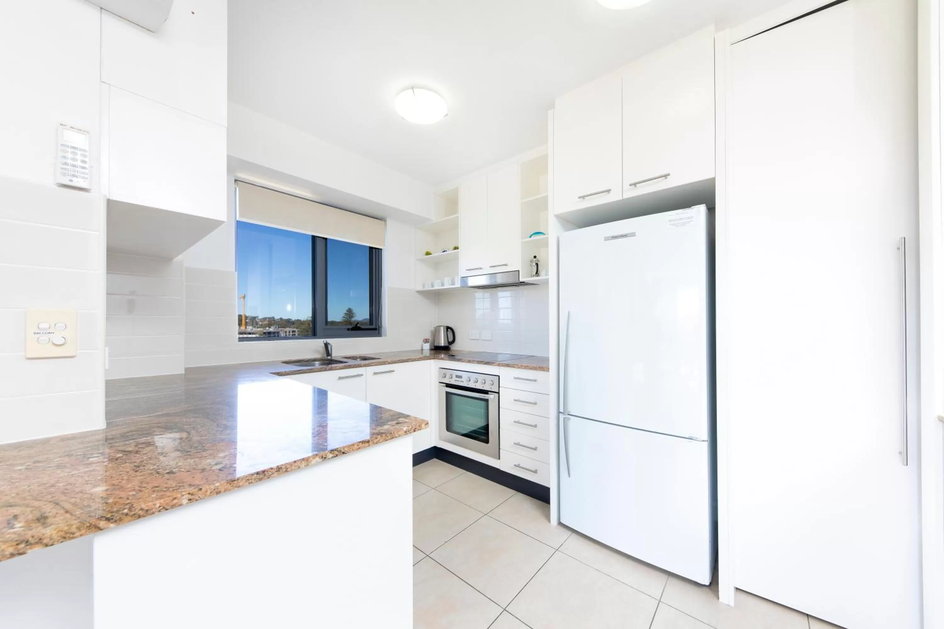 Kitchen or kitchenette in Sevan Apartments Forster