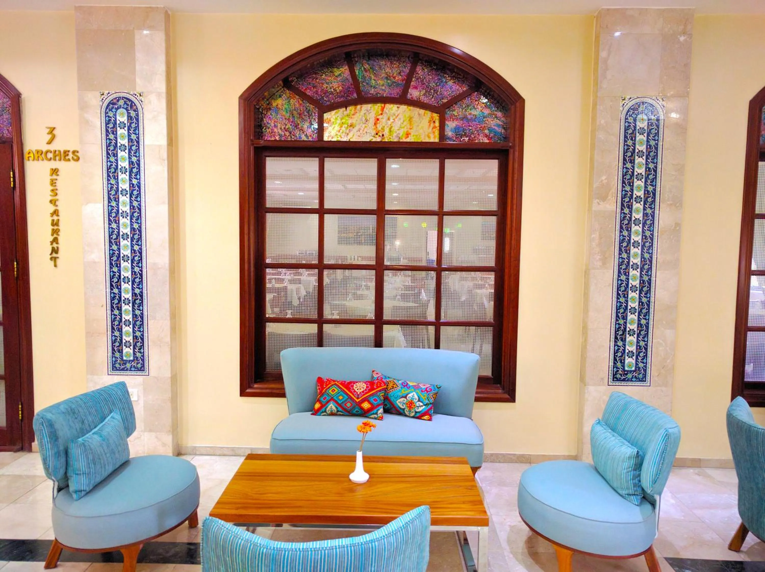 Lobby or reception in Holy Land Hotel