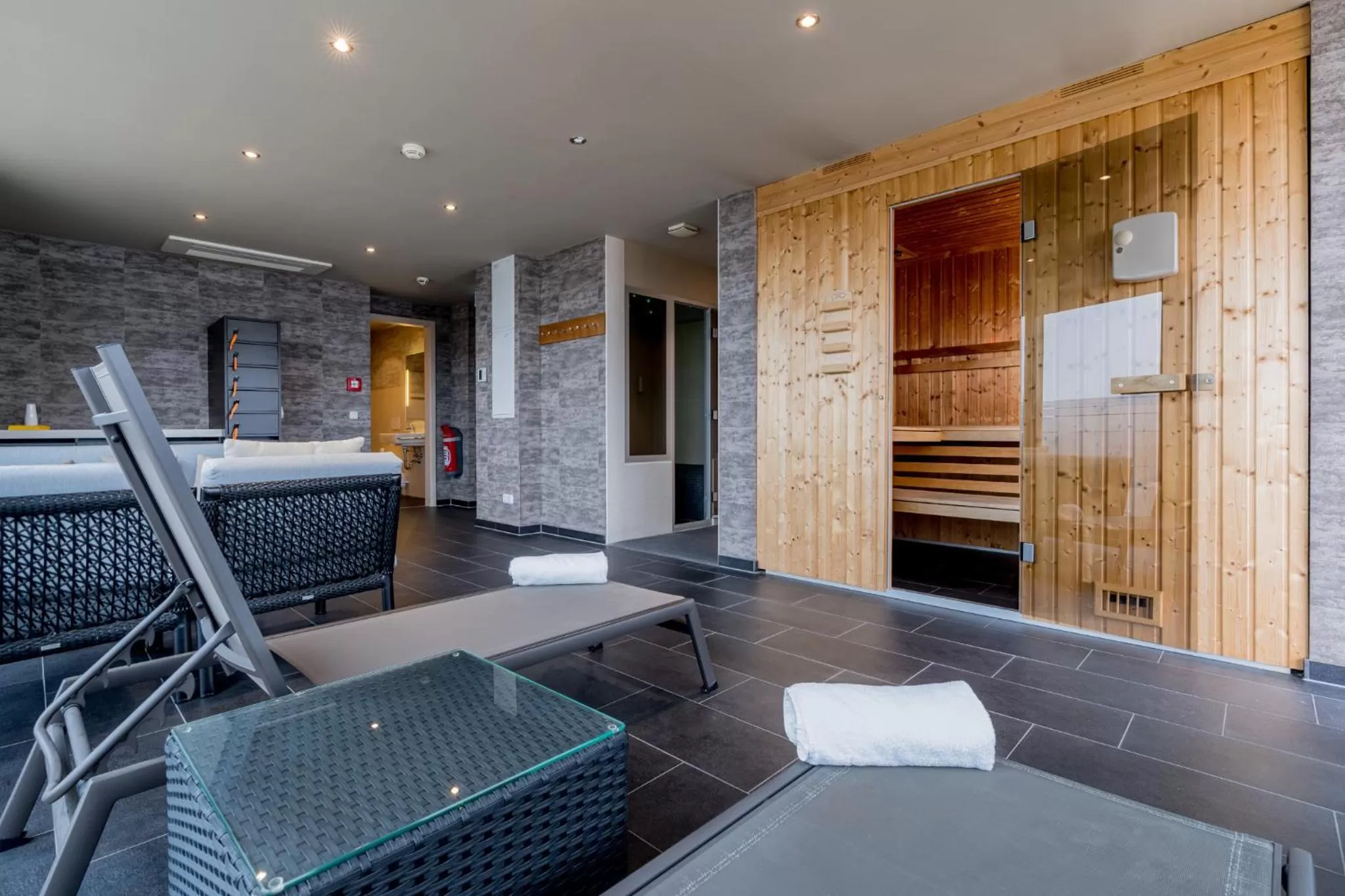 Sauna in Hotel Bacchus