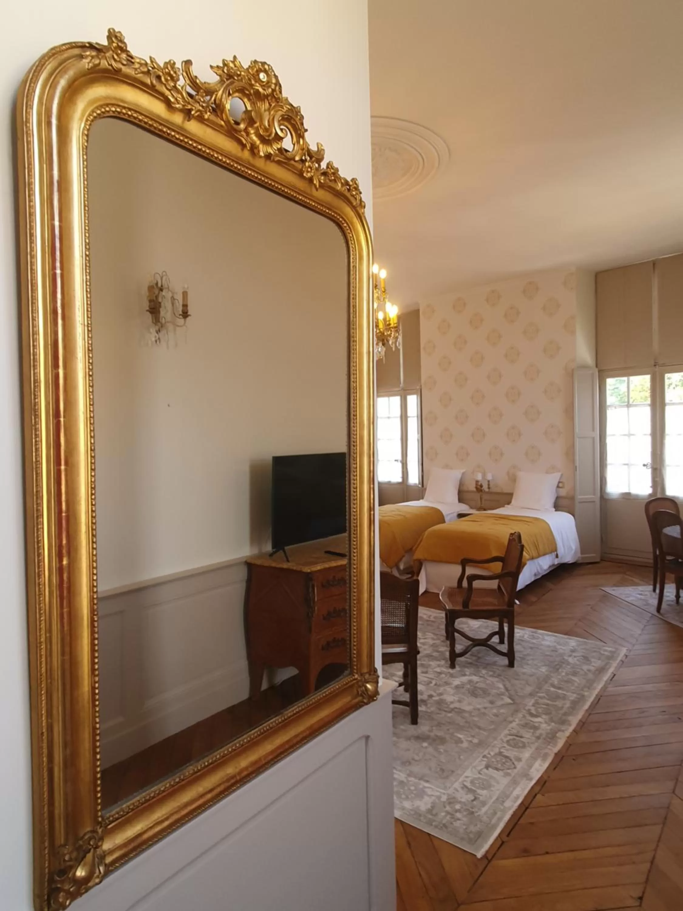 Photo of the whole room, TV/Entertainment Center in La Templerie