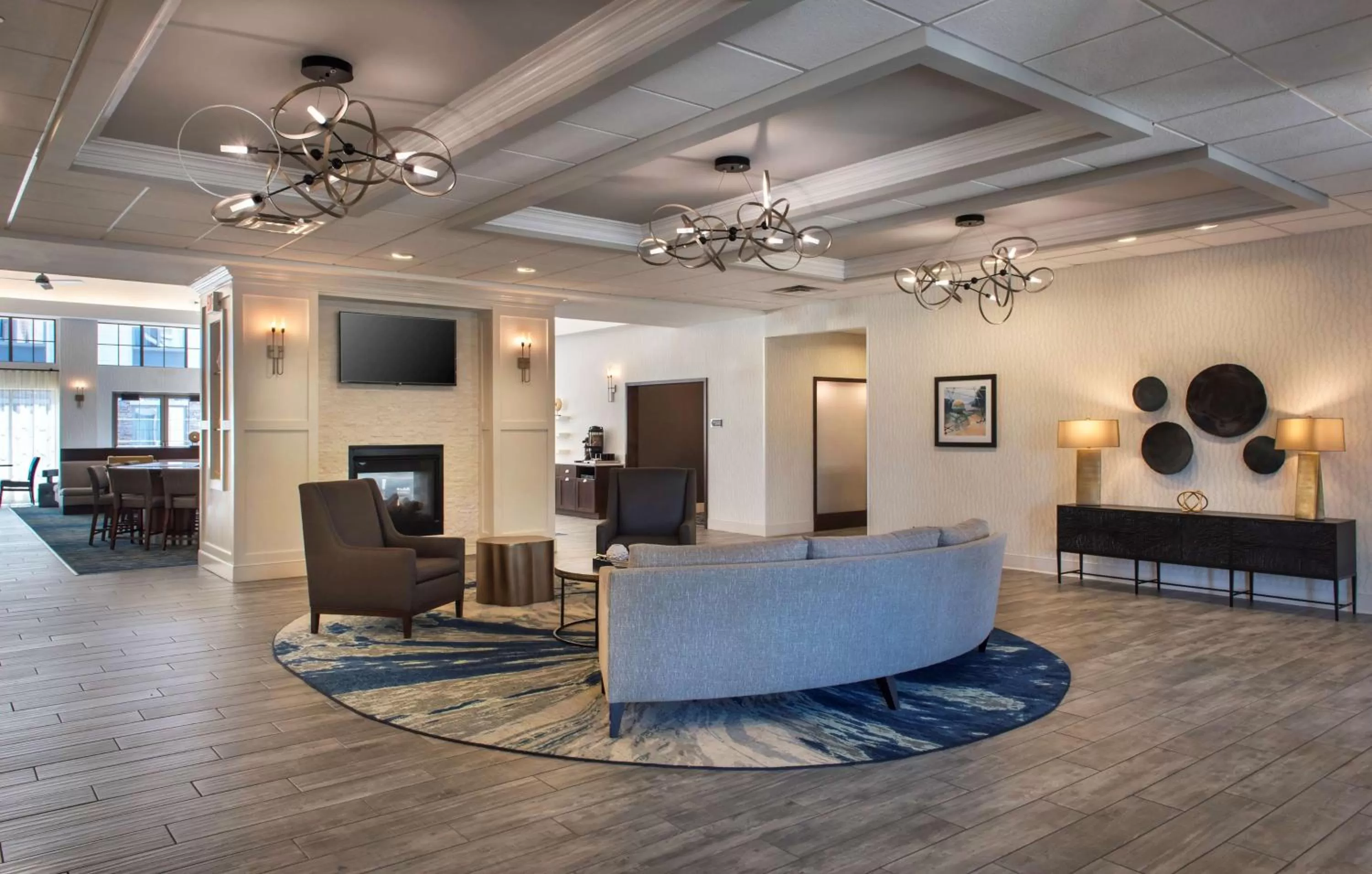 Lobby or reception in Homewood Suites by Hilton Newburgh-Stewart Airport